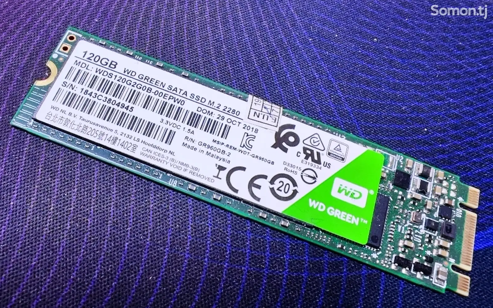 SSD накопитель M.2 Sata 128Gb