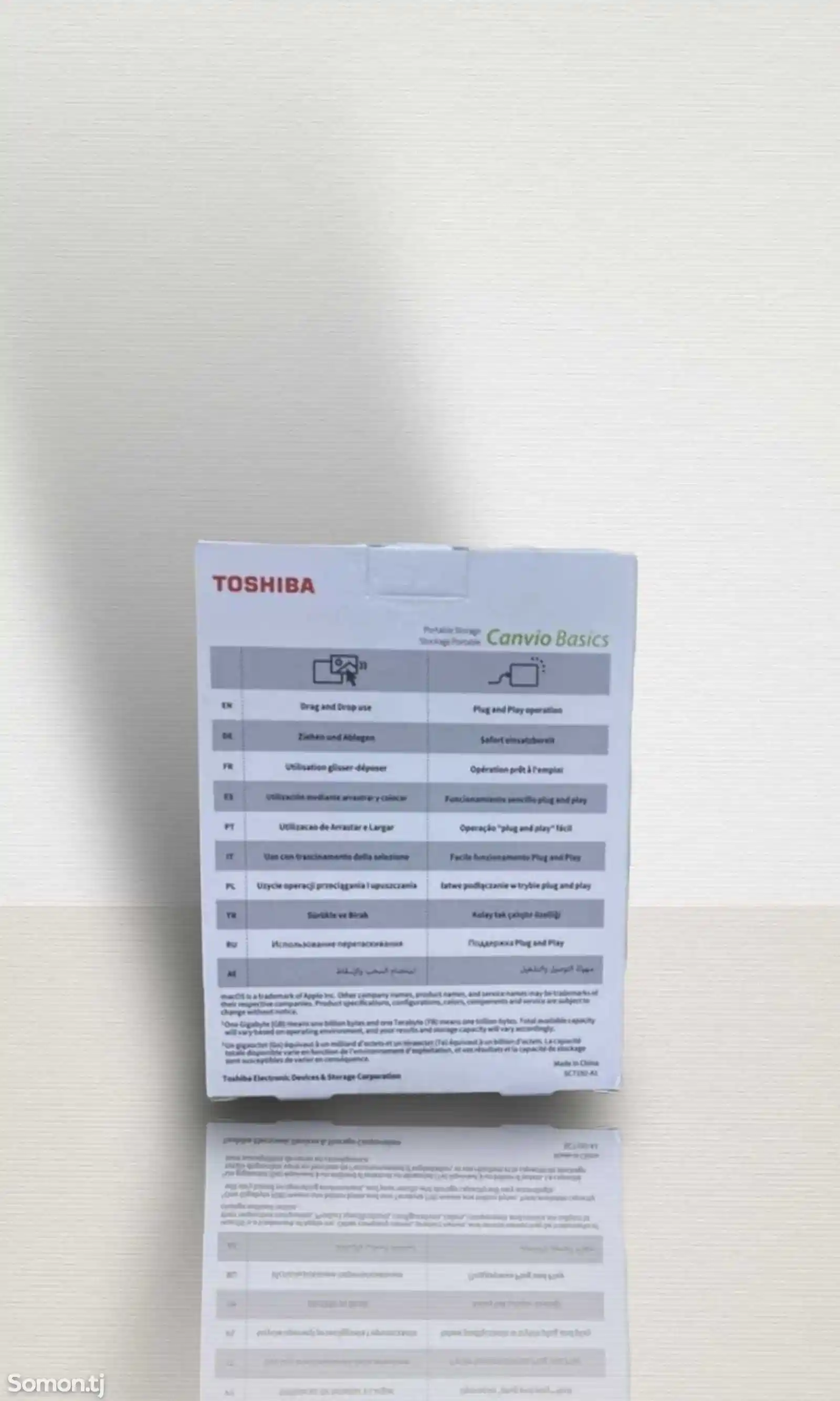 Внешний жесткий диск Toshiba 1Tb-2