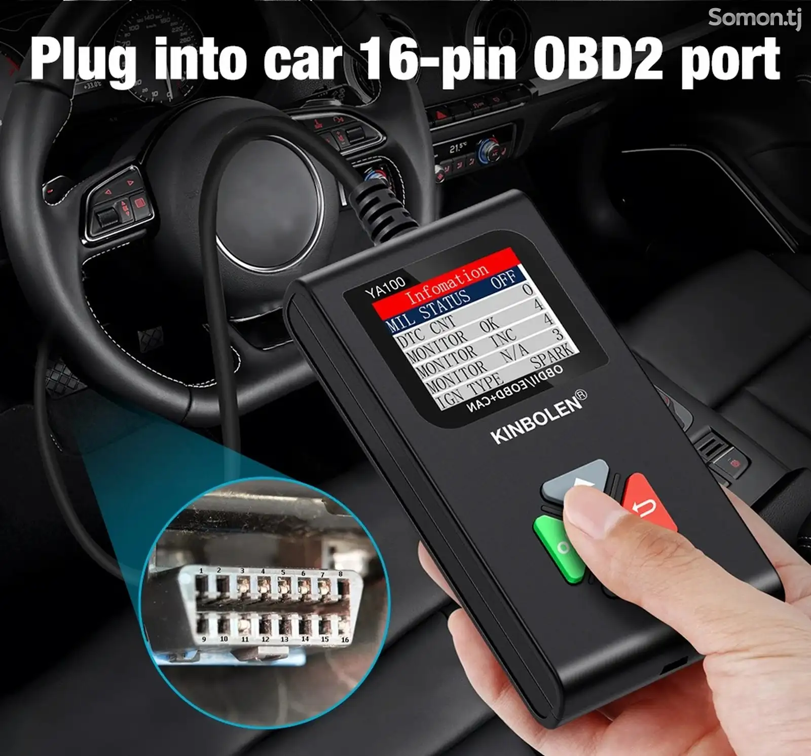 Автомобильный сканер OBD2-3