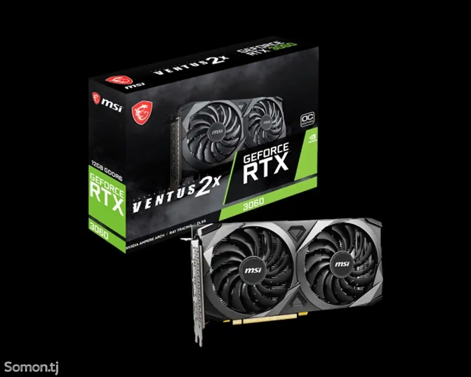 Видеокарта MSI RTX 3060 Ventus 12G-1