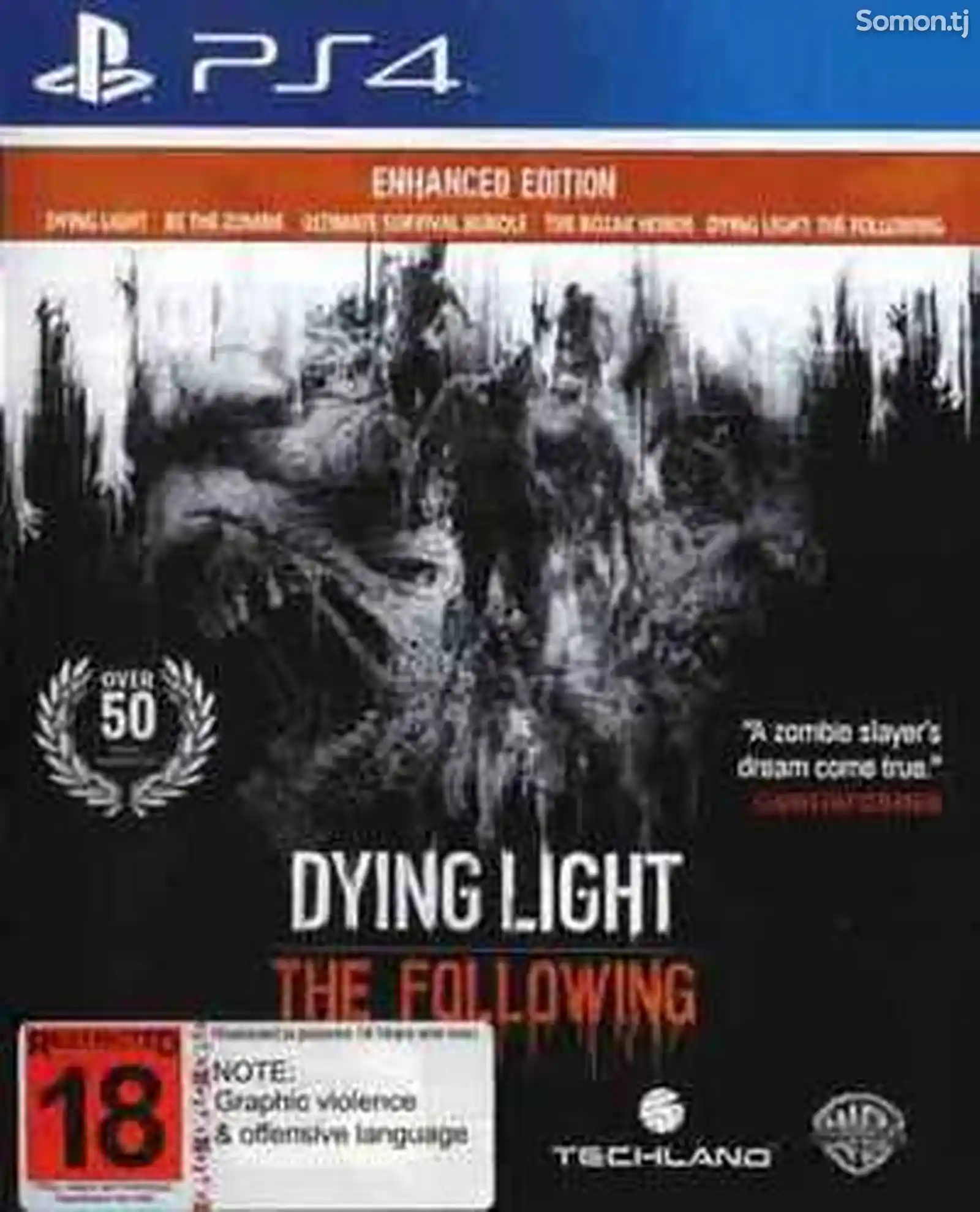 Игра Dying light The Following PS-4 / 5.05 / 6.72 / 7.02 / 7.55 / 9.00 /