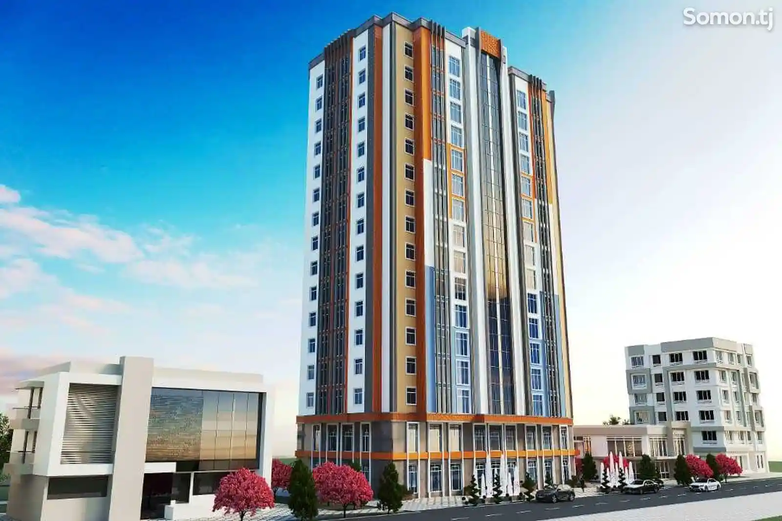 1-комн. квартира, 12 этаж, 56 м², Исмоили Сомони-11