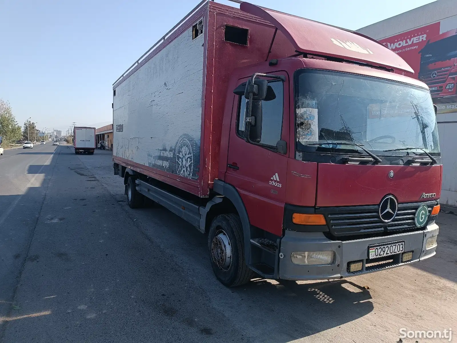 Бортовой грузовик Mercedes Benz Atego, 1218-7