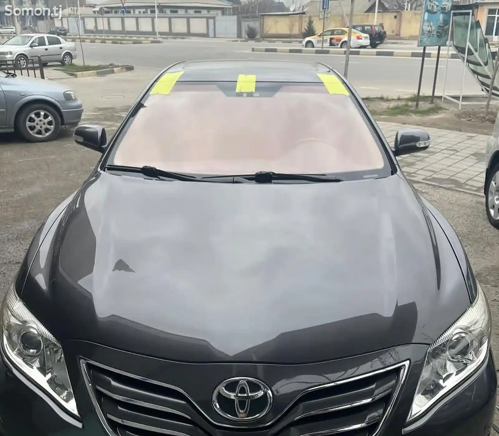 Лобовое стекло йодовый на Toyota Camry 2