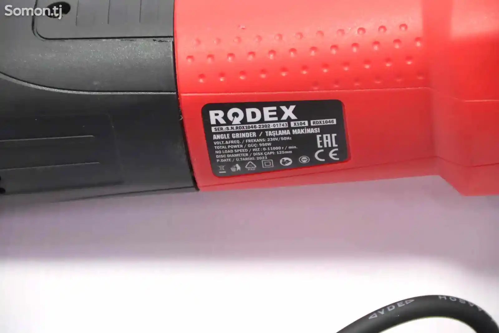 Угловая шлифовальная машина Rodex RDX1046-2