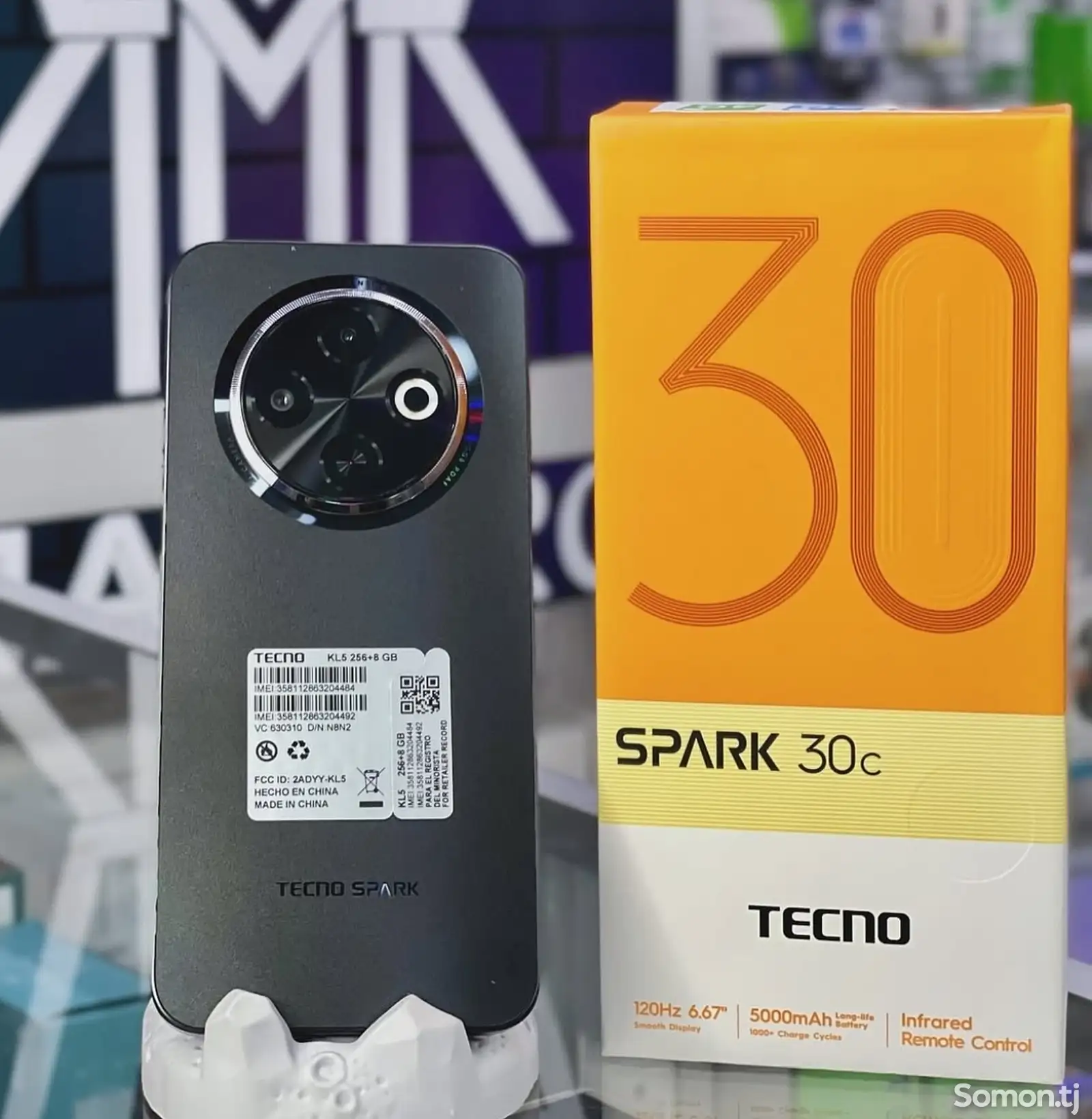 Tecno Spark 30c 12/128gb black-1