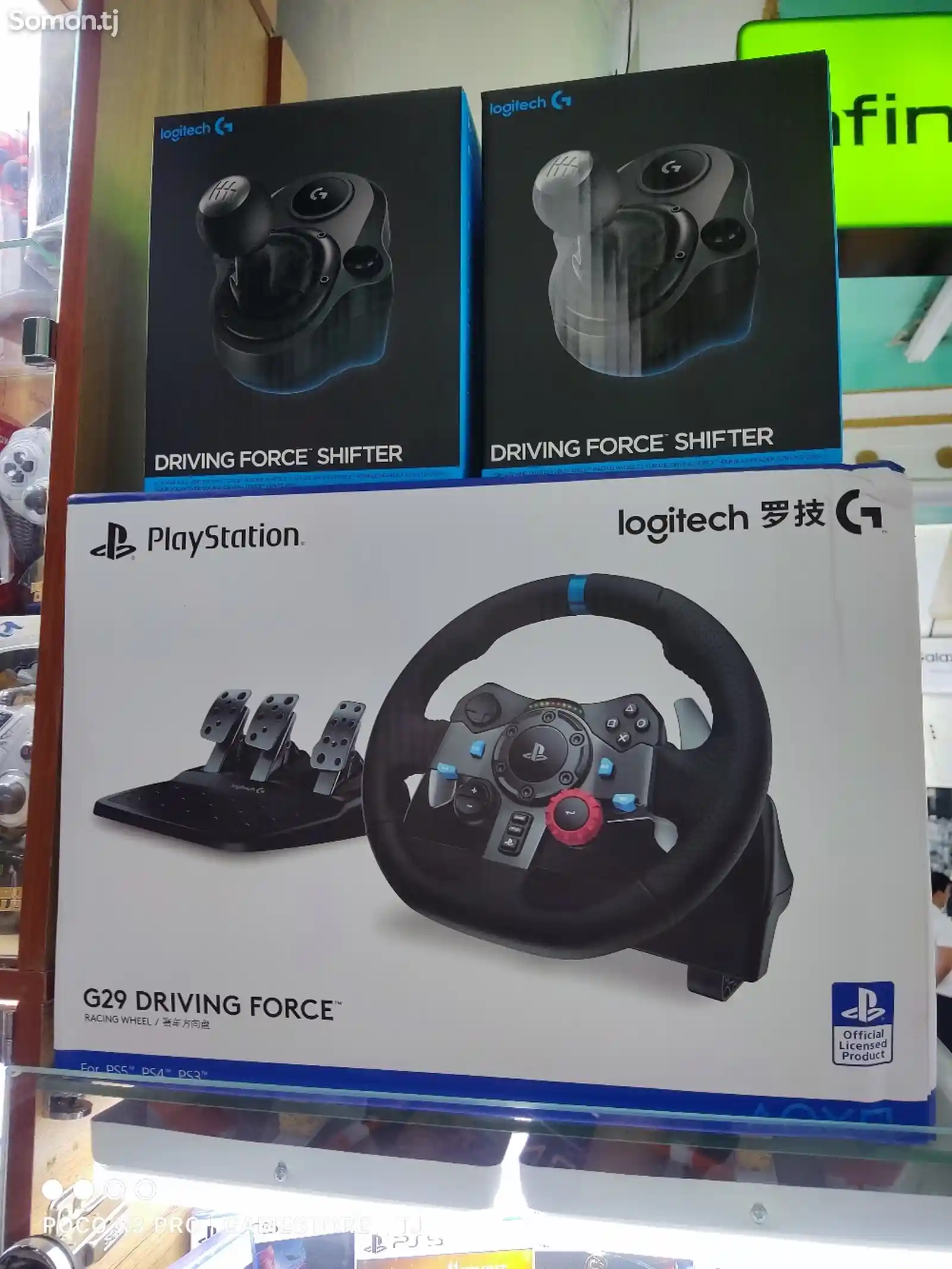 Игровой руль Logitech G29 для PlayStation 3,4,5 и компьютер