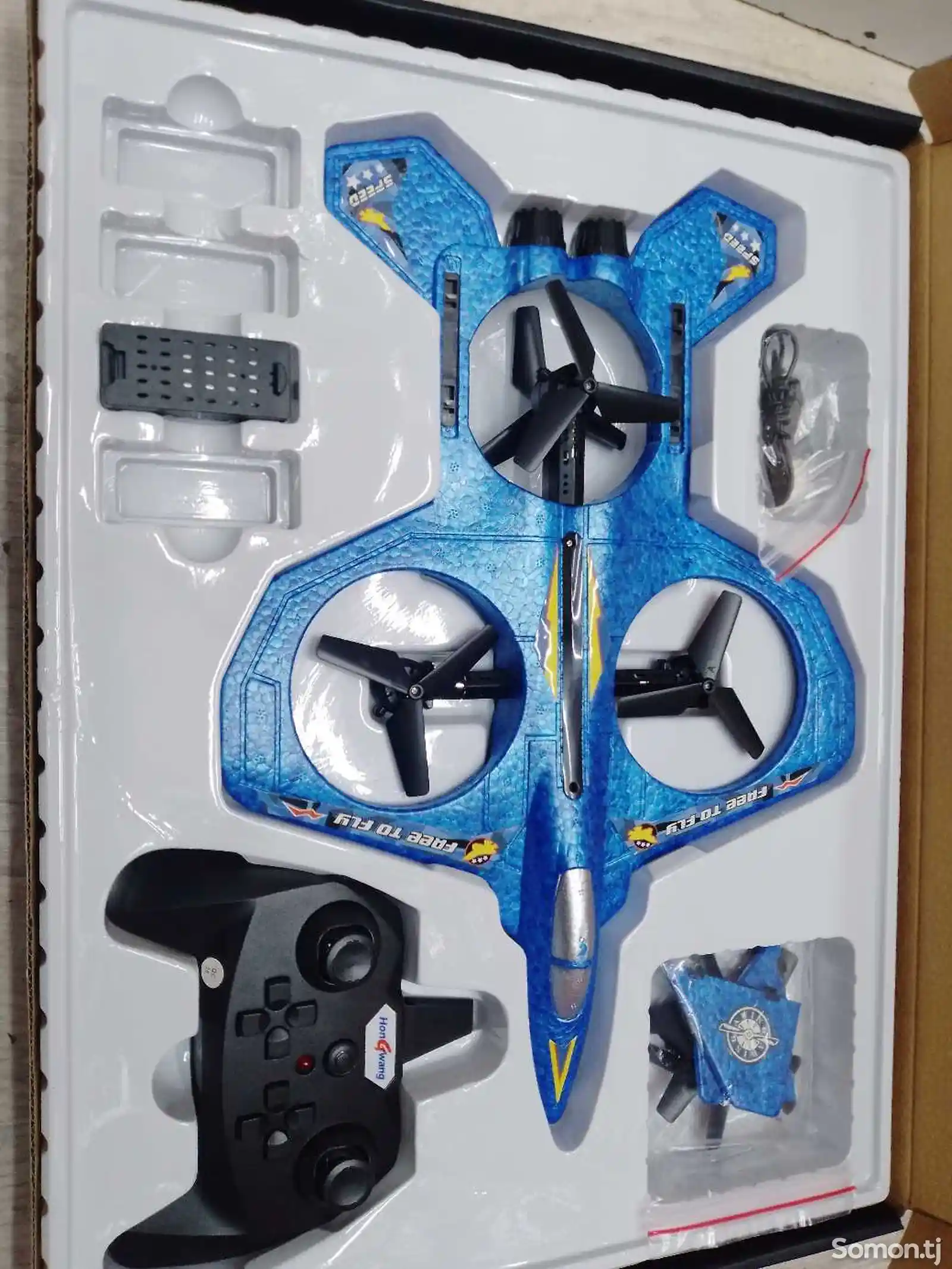 Cамолёт игрушечный дрон-3
