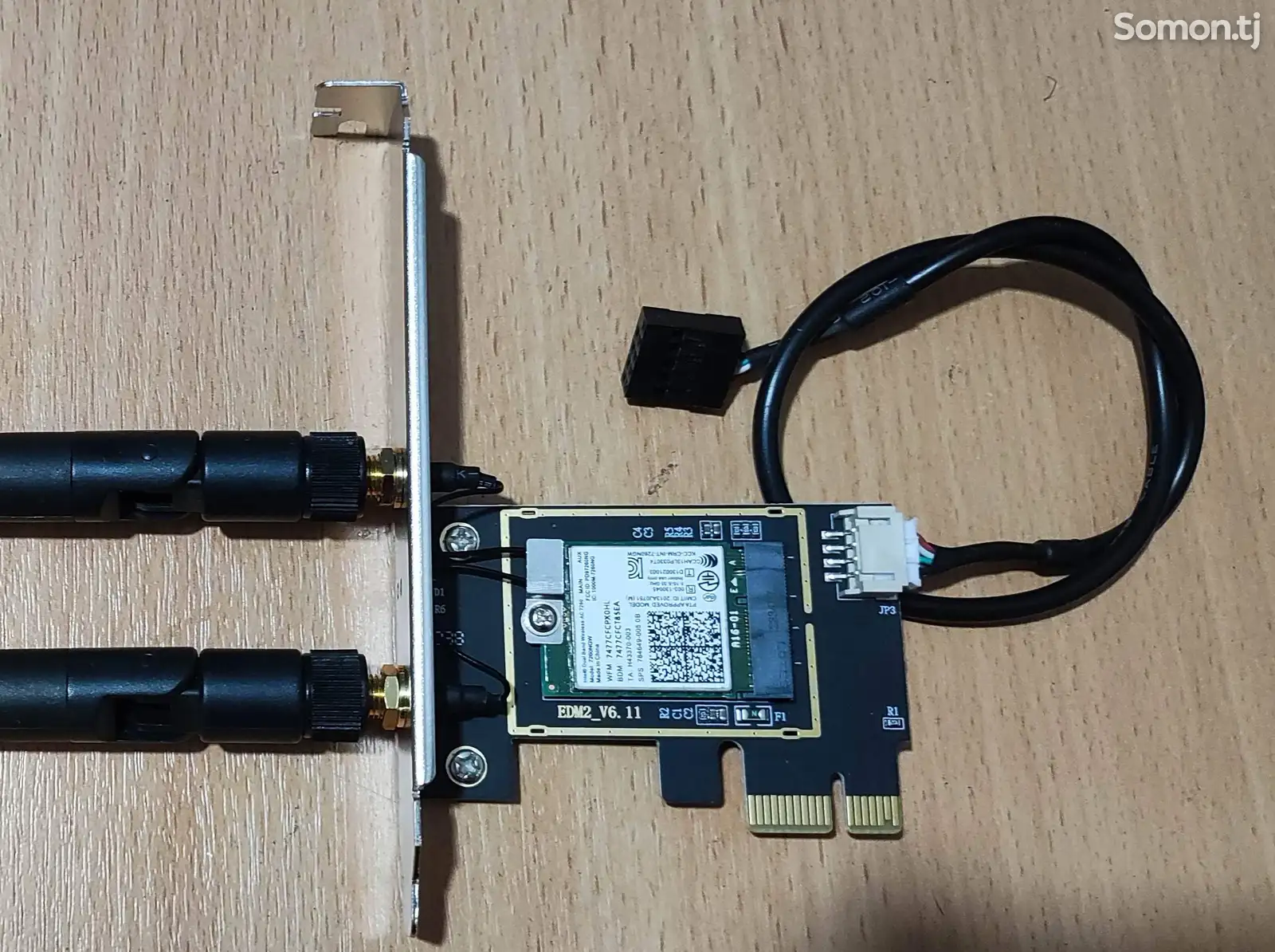 Адаптер Wi-Fi Pci-e Intel 7265 Bluetooth 867Мбит-1