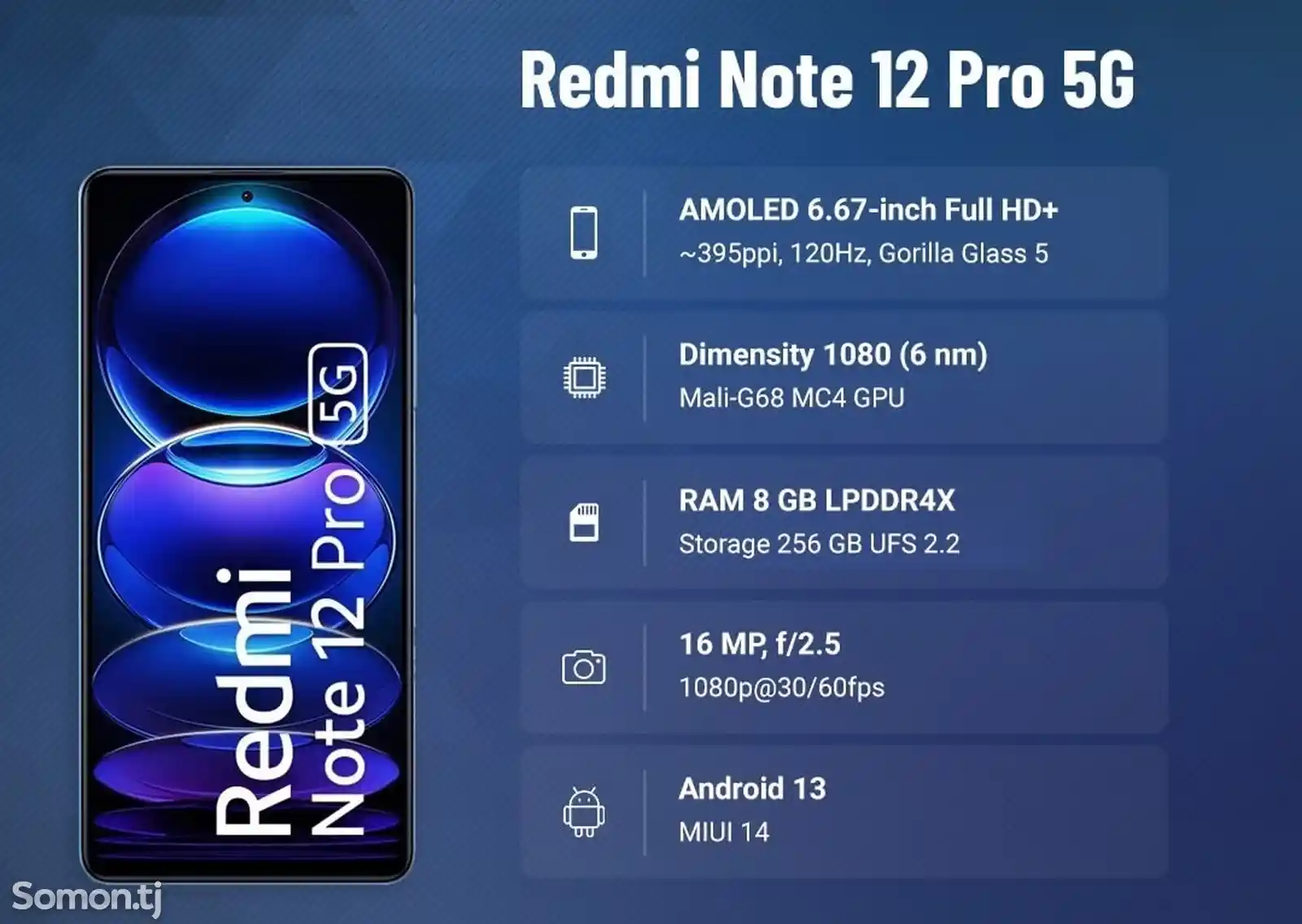 Xiaomi Redmi Note 12 Pro, 5G 128gb-6