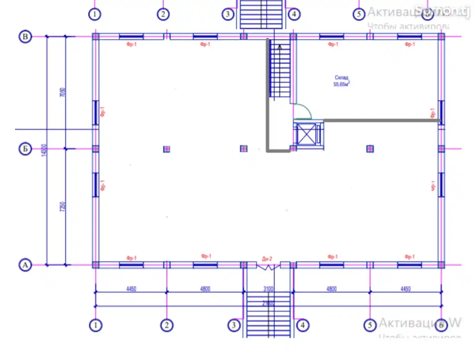 Помещение под свободное назначение, 240м², Хорог, Сельхозтехника-2