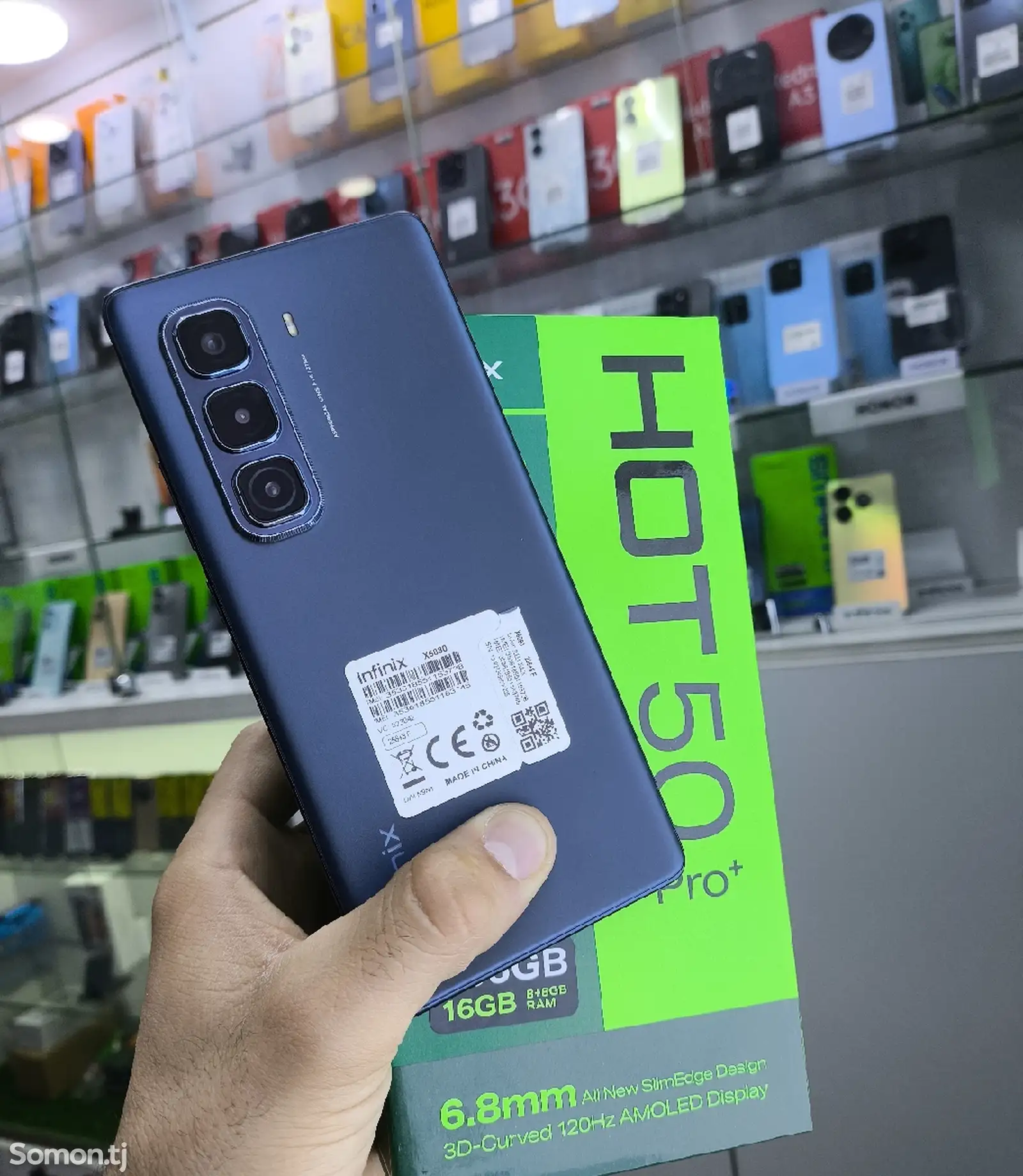 Infinix Hot 50Pro Plus 16/256gb black blue-1