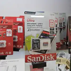 Флешка SanDisk 64Gb 100Mbit