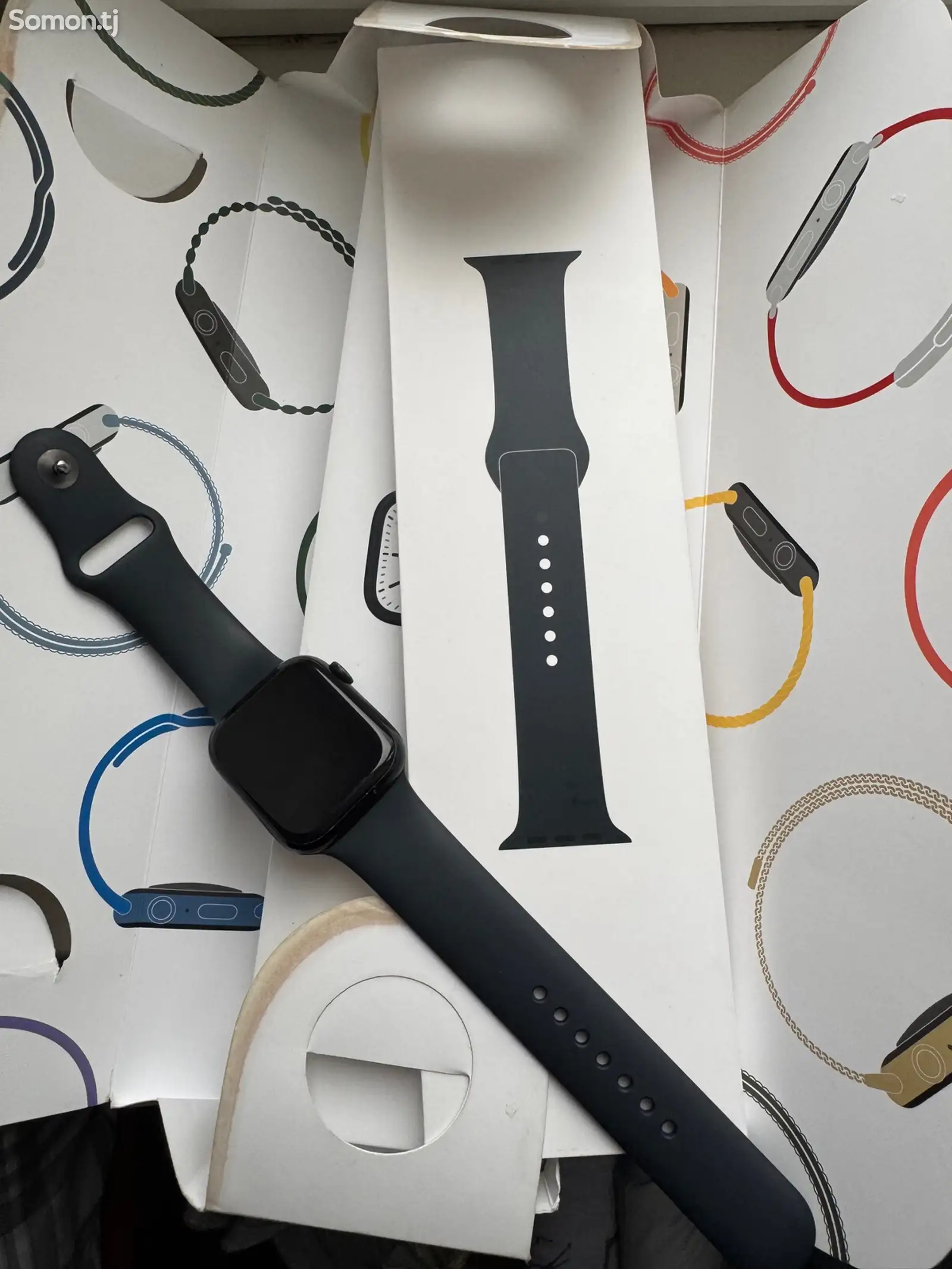 Смарт часы Apple Watch 7 45 mm midnight-1