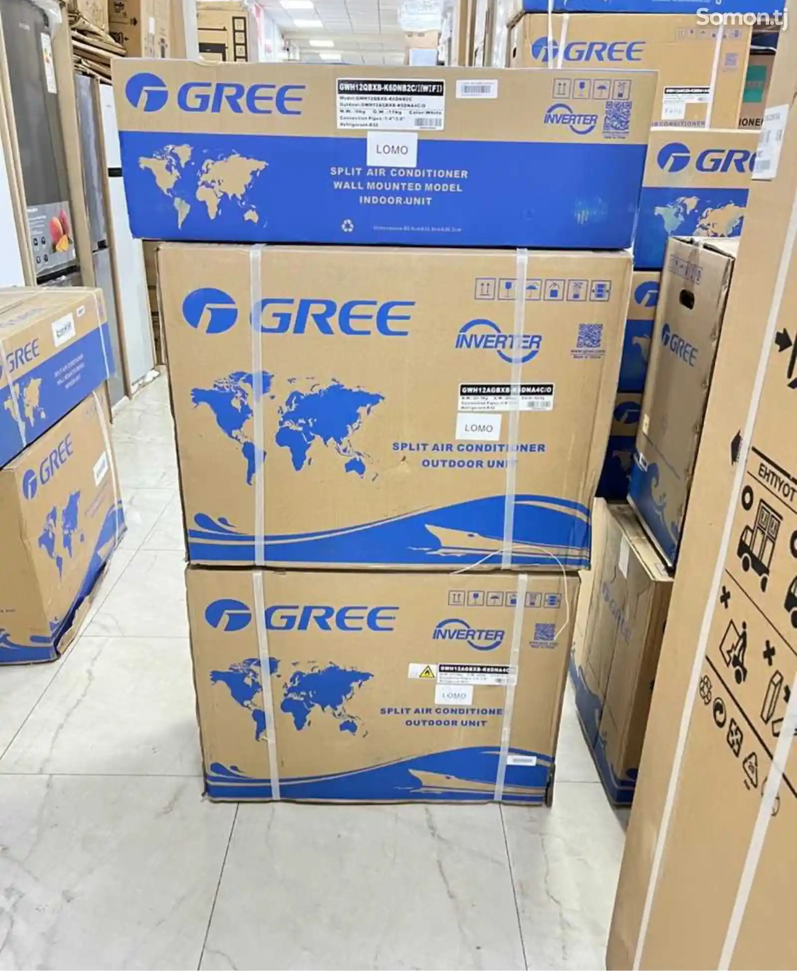 Кондиционер Gree 12куб Lomo Inverter