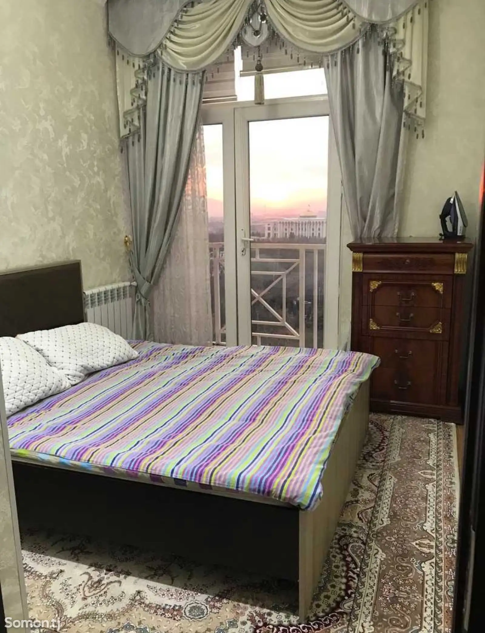 2-комн. квартира, 14 этаж, 50м², И.Сомони-1