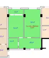 1-комн. квартира, 7 этаж, 52 м², 8 мкр-5