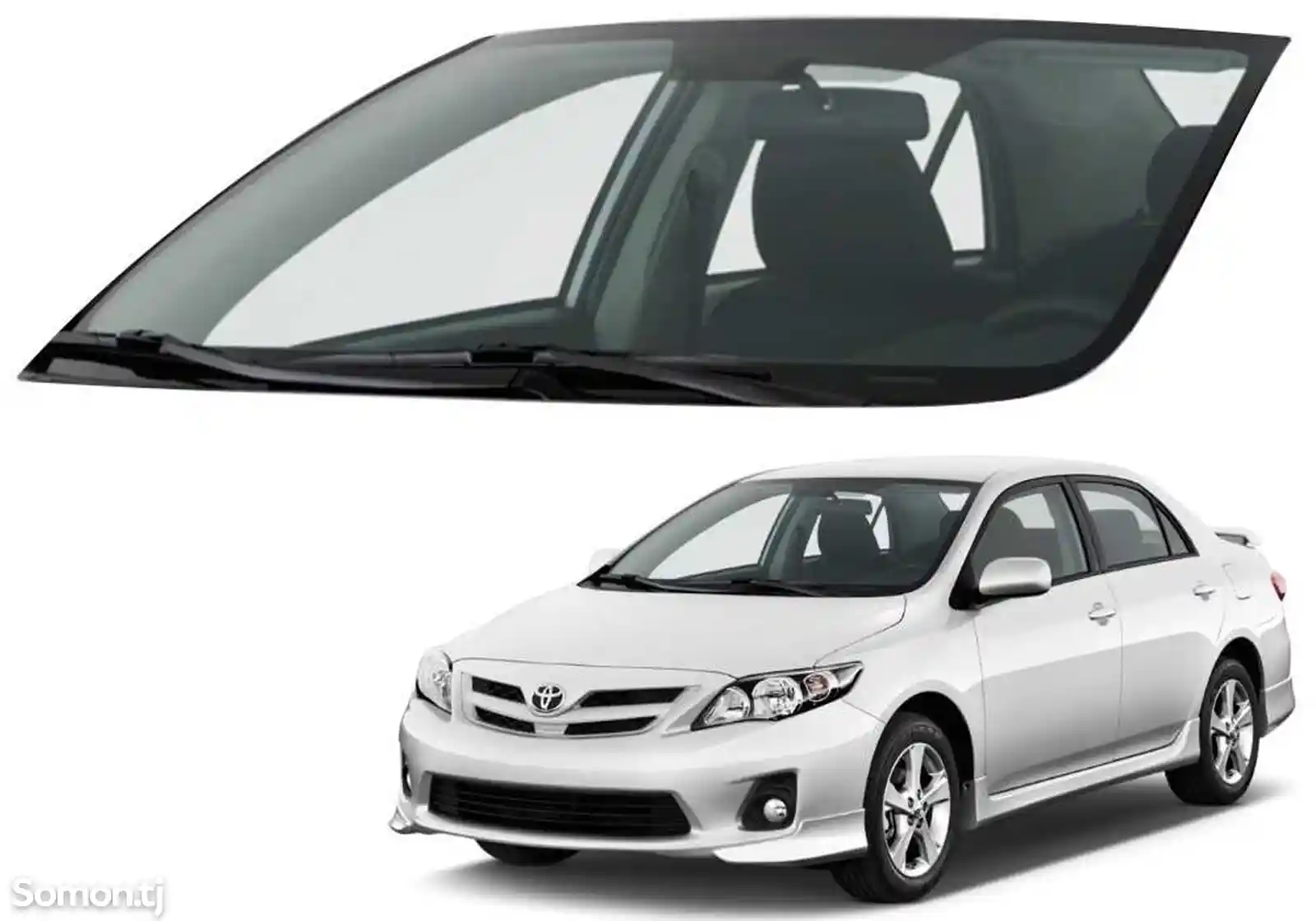 Лобовое стекло на Toyota Corolla 3-2