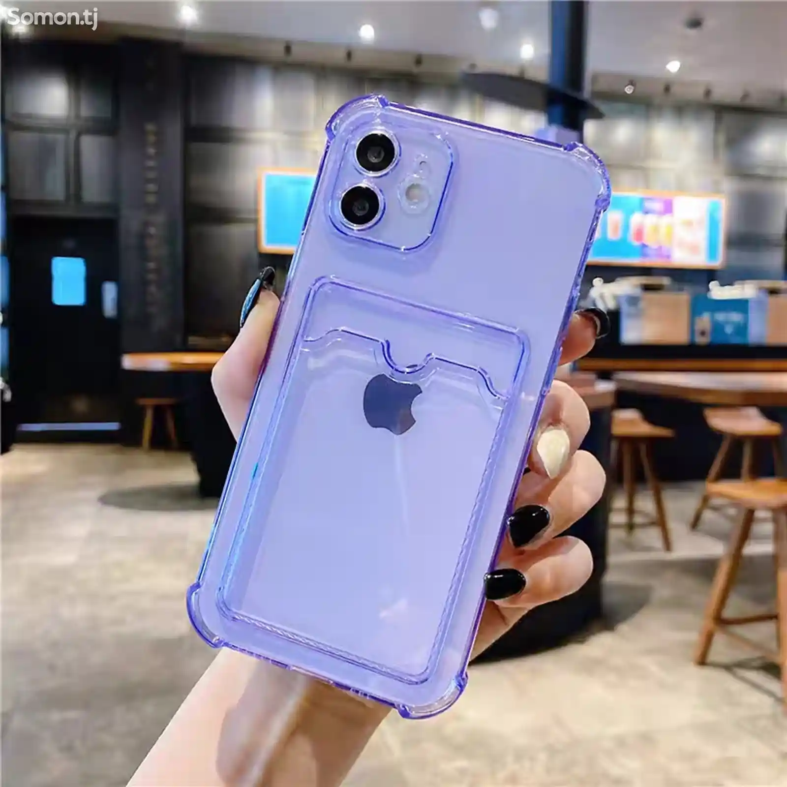 Прозрачный чехол накладка на Apple iPhone 12 Pro-1