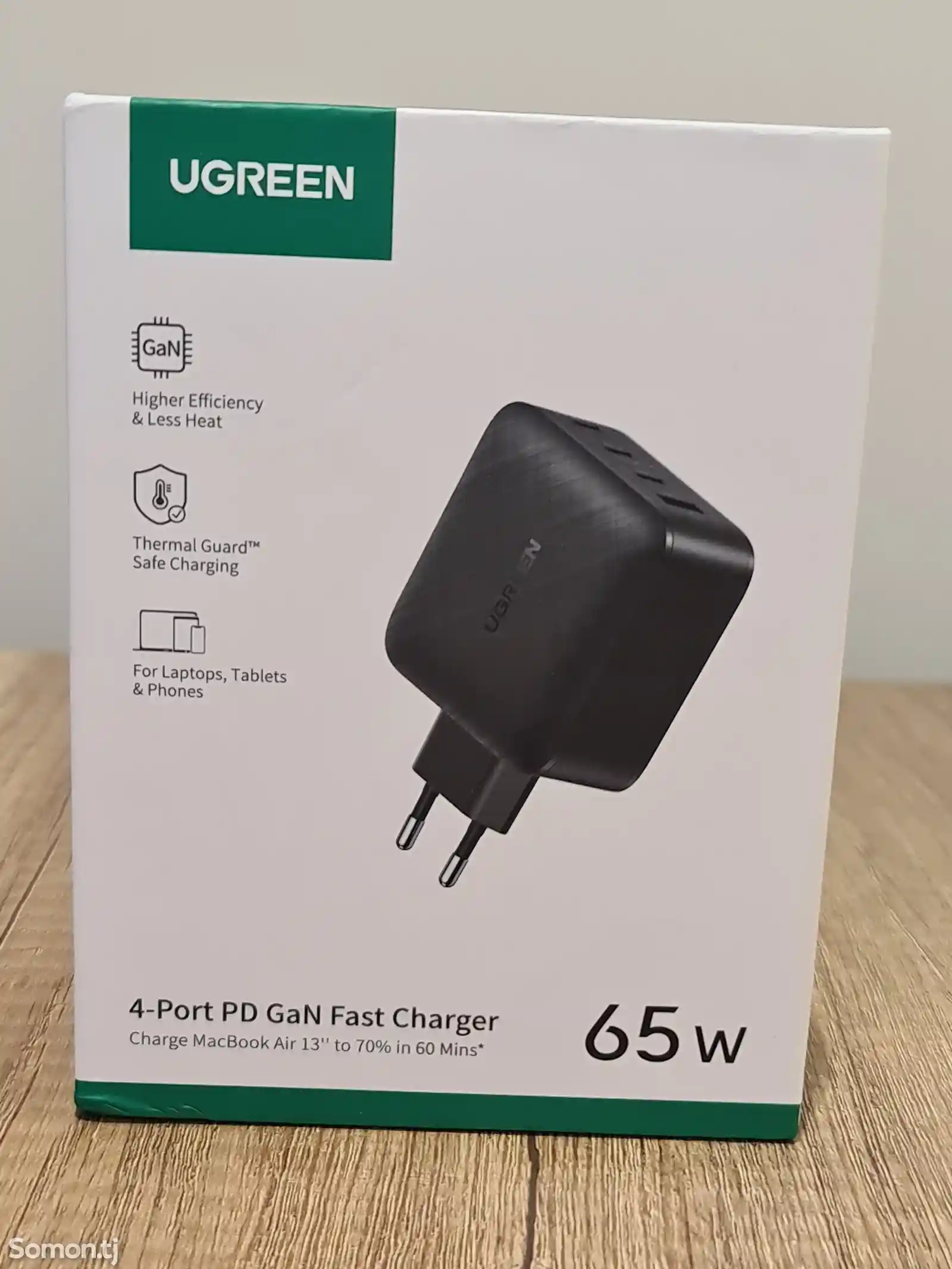 Зарядное устройство Ugreen 65W 4 порта-2