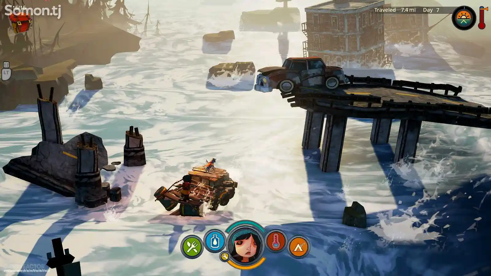 Игра The flame in the flood для PS-4 / 5.05 / 6.72 / 7.02 / 7.55 / 9.00 /-3