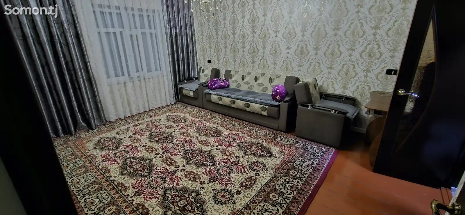 3-комн. квартира, 1 этаж, 60 м², Сино-1