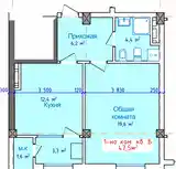 1-комн. квартира, 7 этаж, 47 м², 33 микрорайон-3