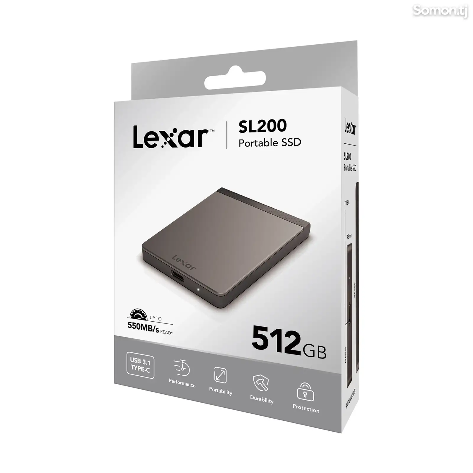 Внешний жёсткий диск SSD Lexar SL200 512 ГБ-1