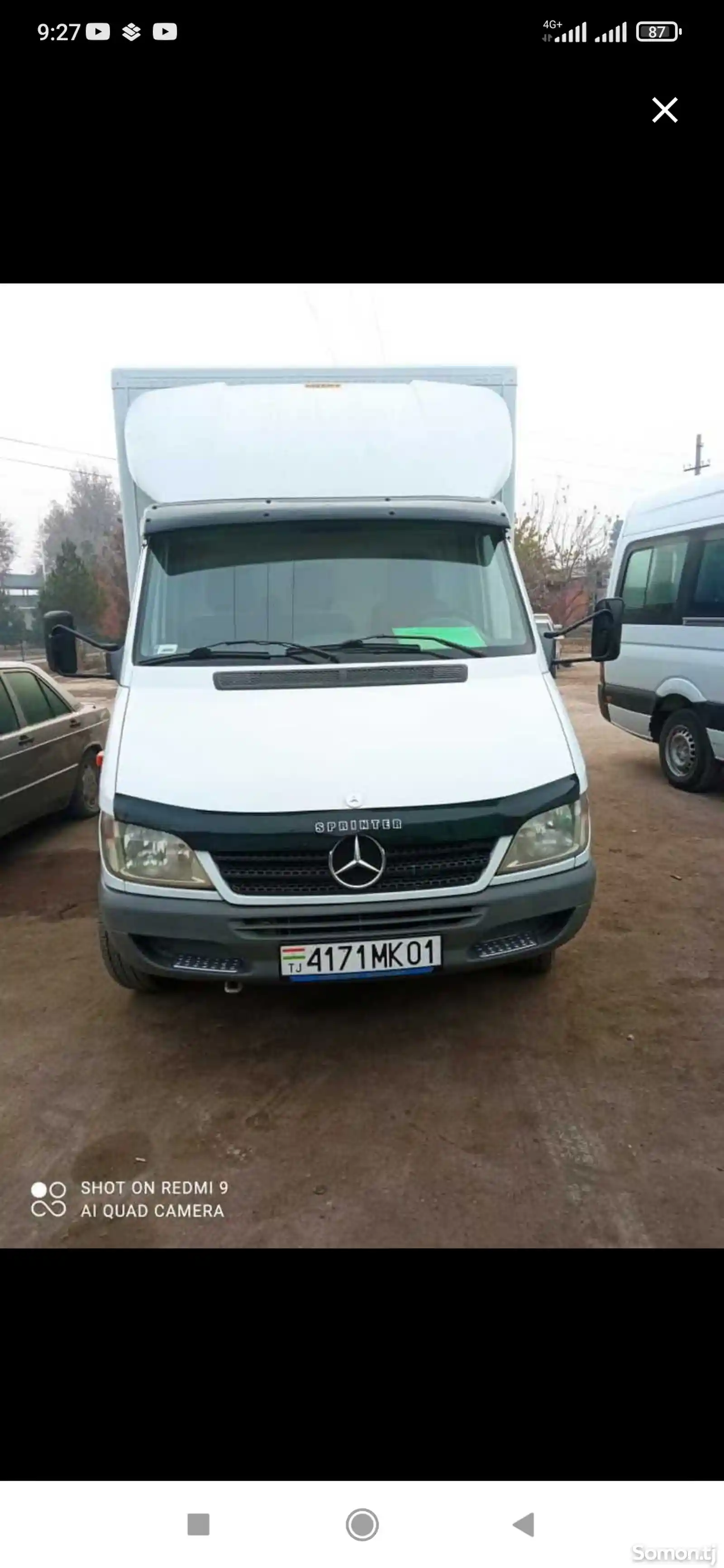 Бортовой грузовик Mercedes-benz sprinter , 2006-1