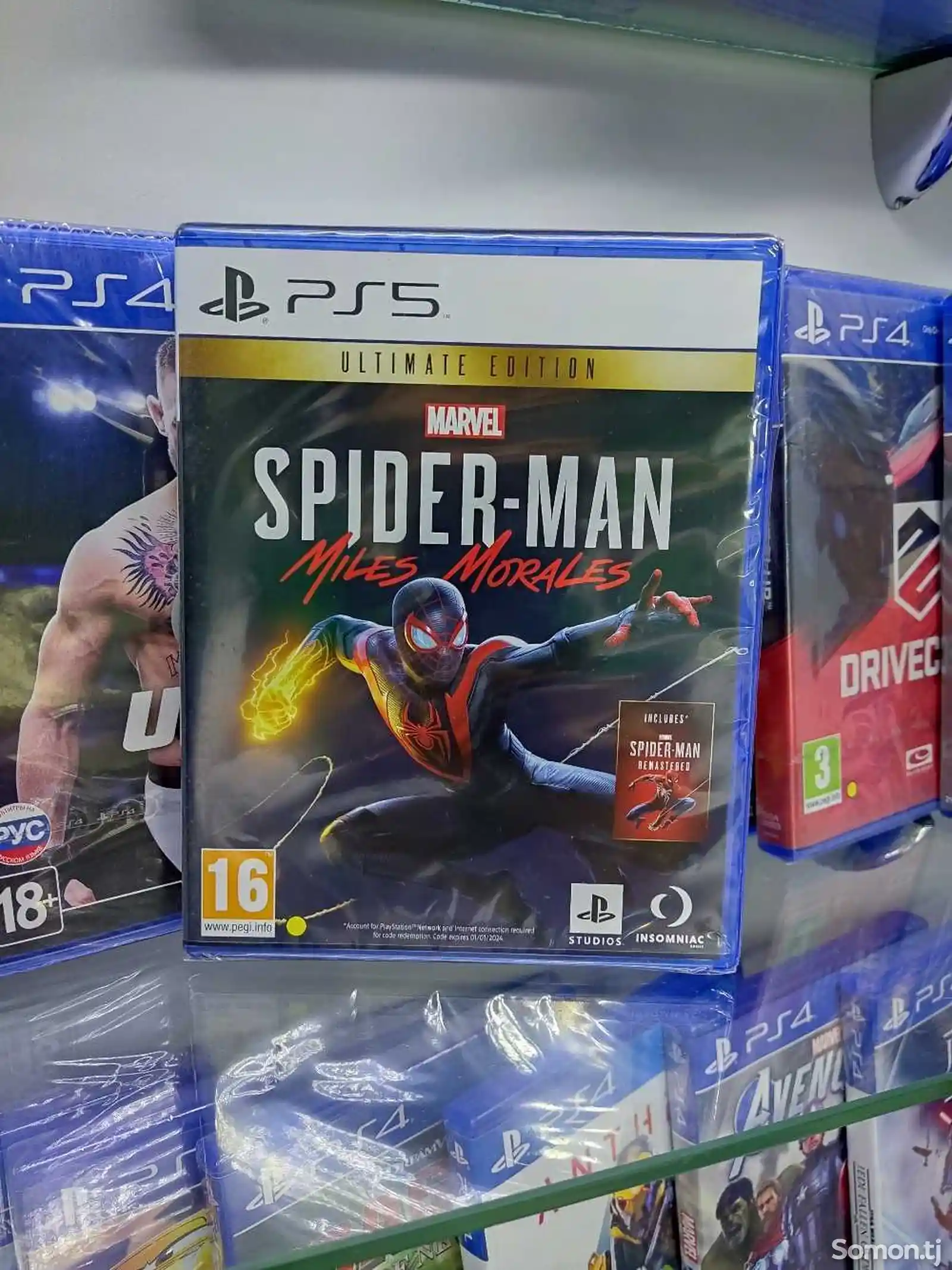 Игра Spiderman Miles Morales Ultimate Edition PlayStation 4 PlayStation 5-1