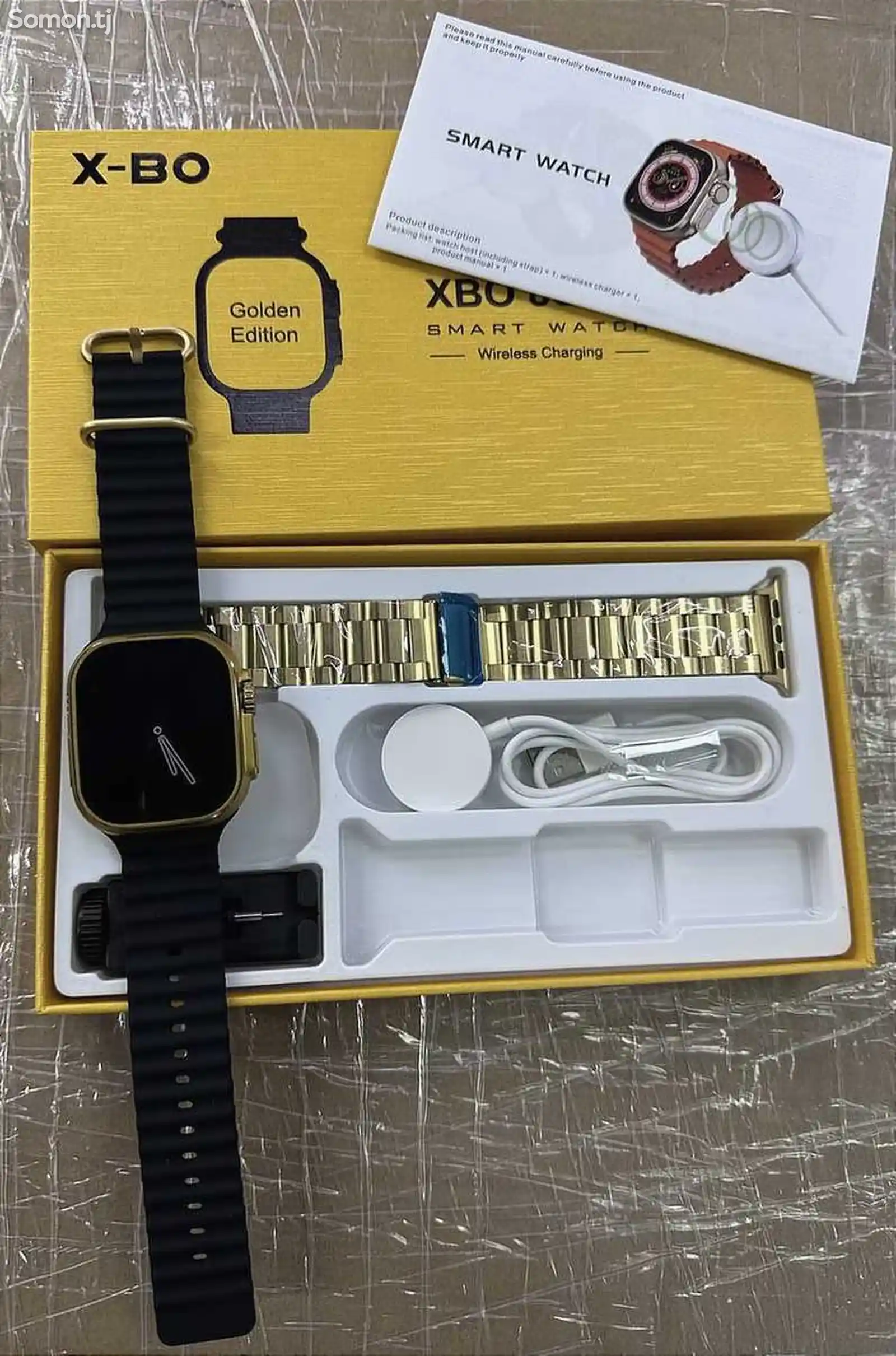 Смарт часы Smart watch XBO 8 Ultra Gold-4