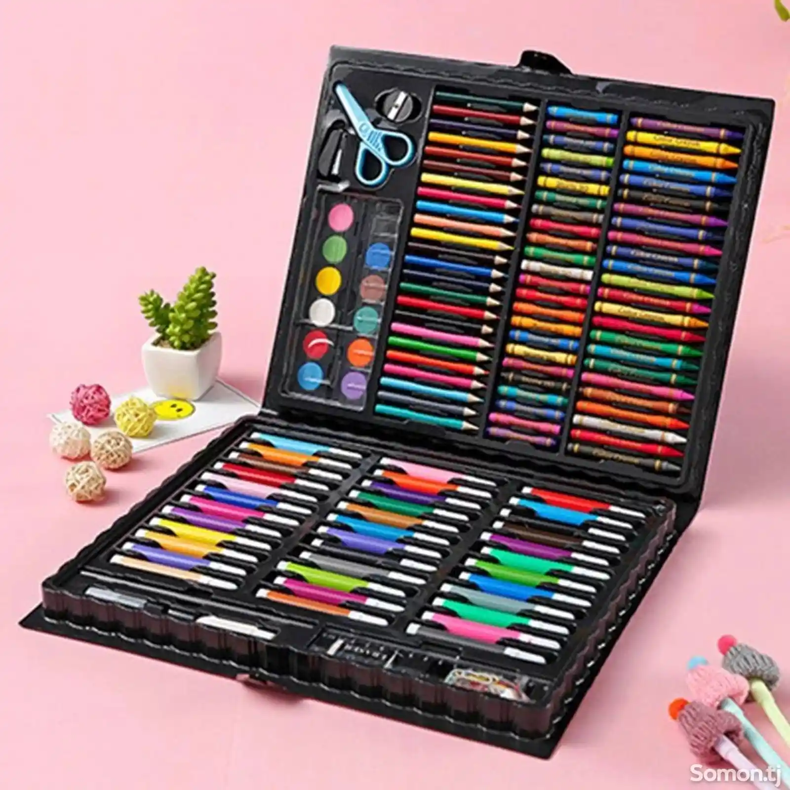 Набор цветных карандашей для рисования детей 150шт-1