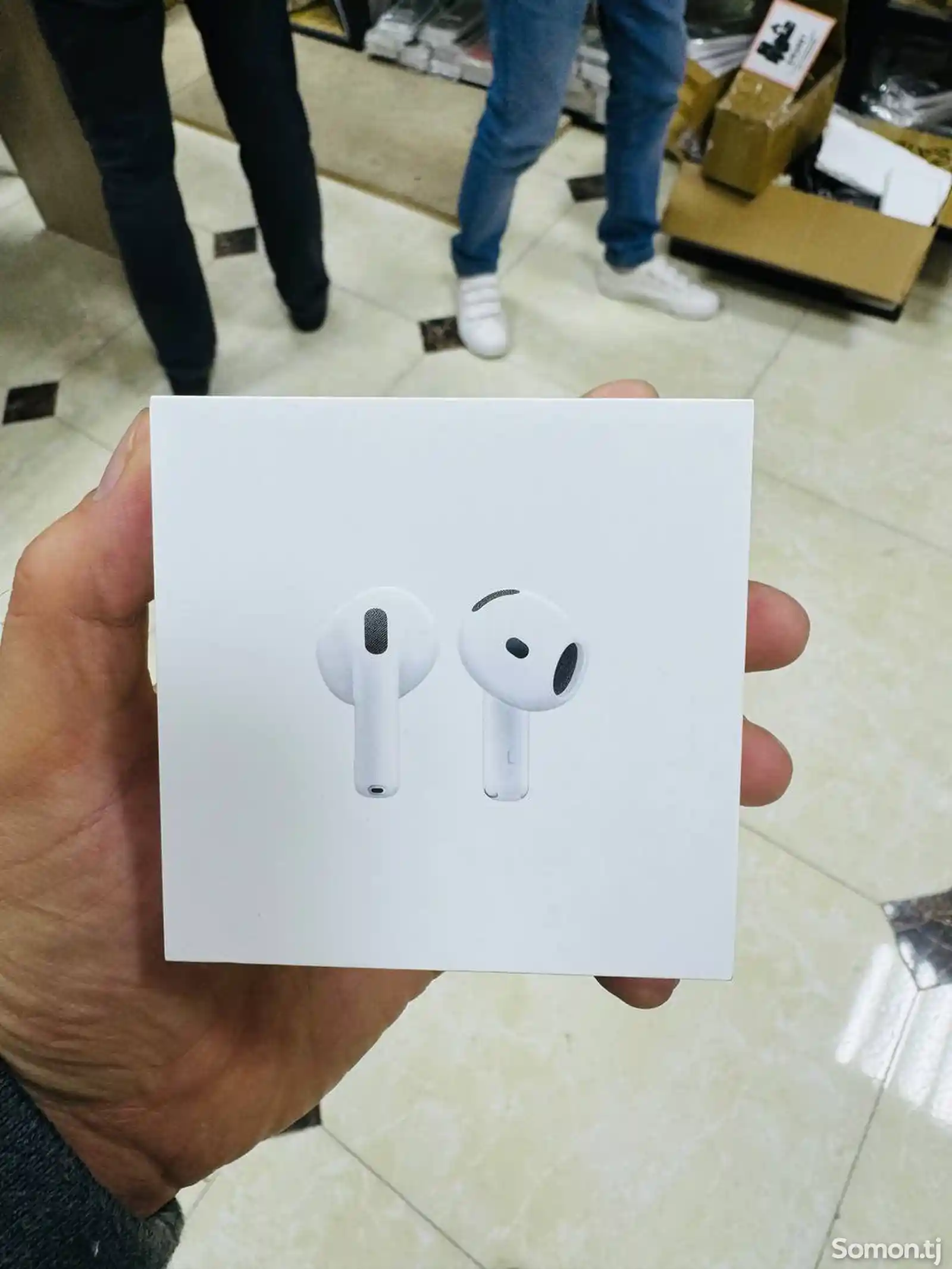 Беспроводные наушники airpods 4 с функцией шумоподавления-1