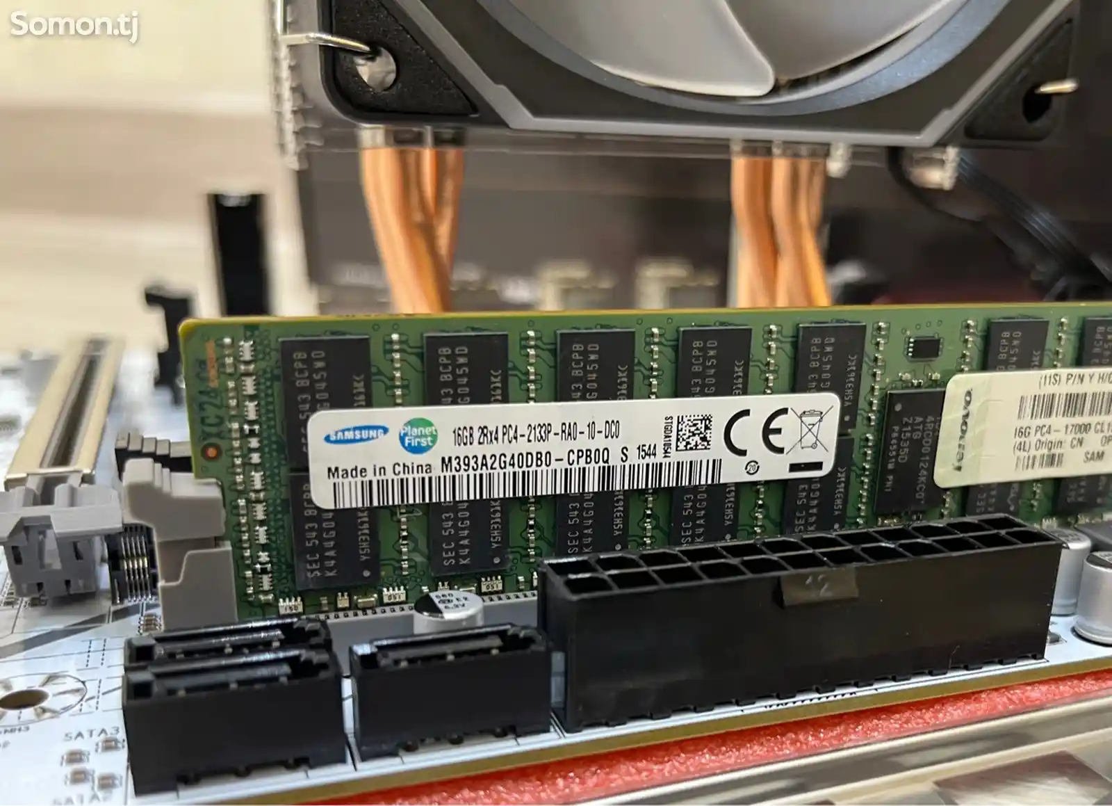 Комплект DDR4, Intel 12ядер, 16RAM, SSD M.2 128, Кулер Башня RGB-4
