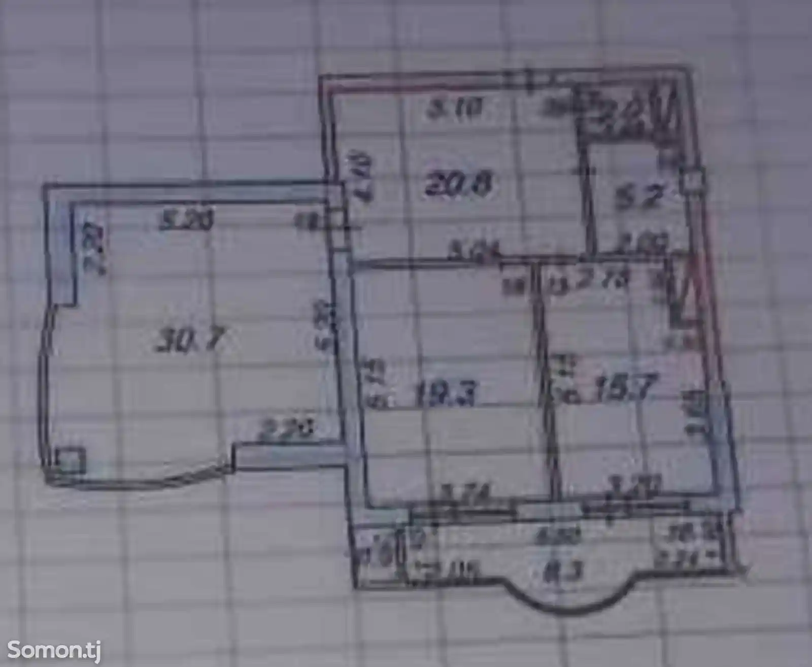 2-комн. квартира, 10 этаж, 103 м², Опера балет-6