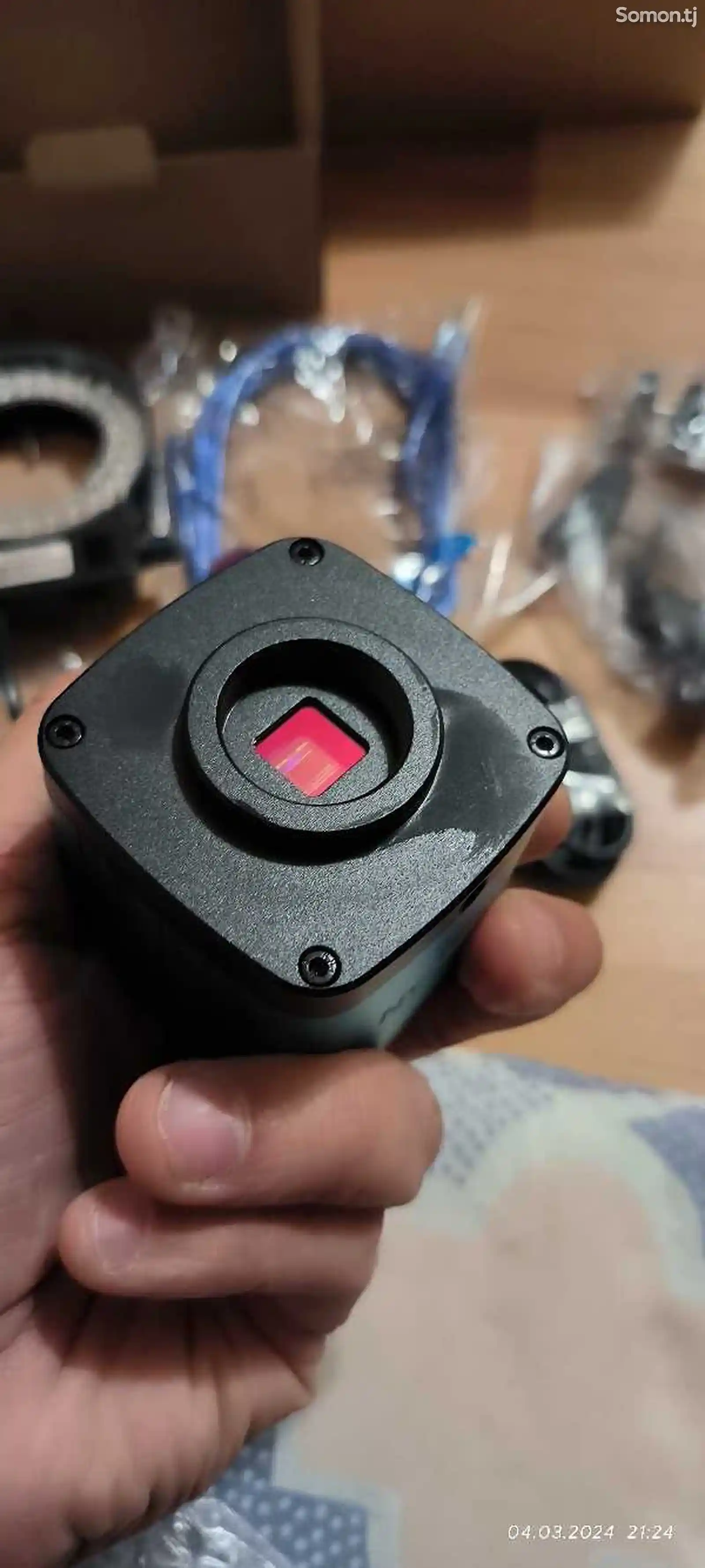 Камера для промышленного микроскопа 48 МП с подставкой-3
