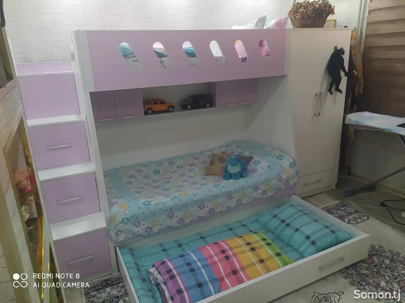 Детская двухъярусная кровать-6