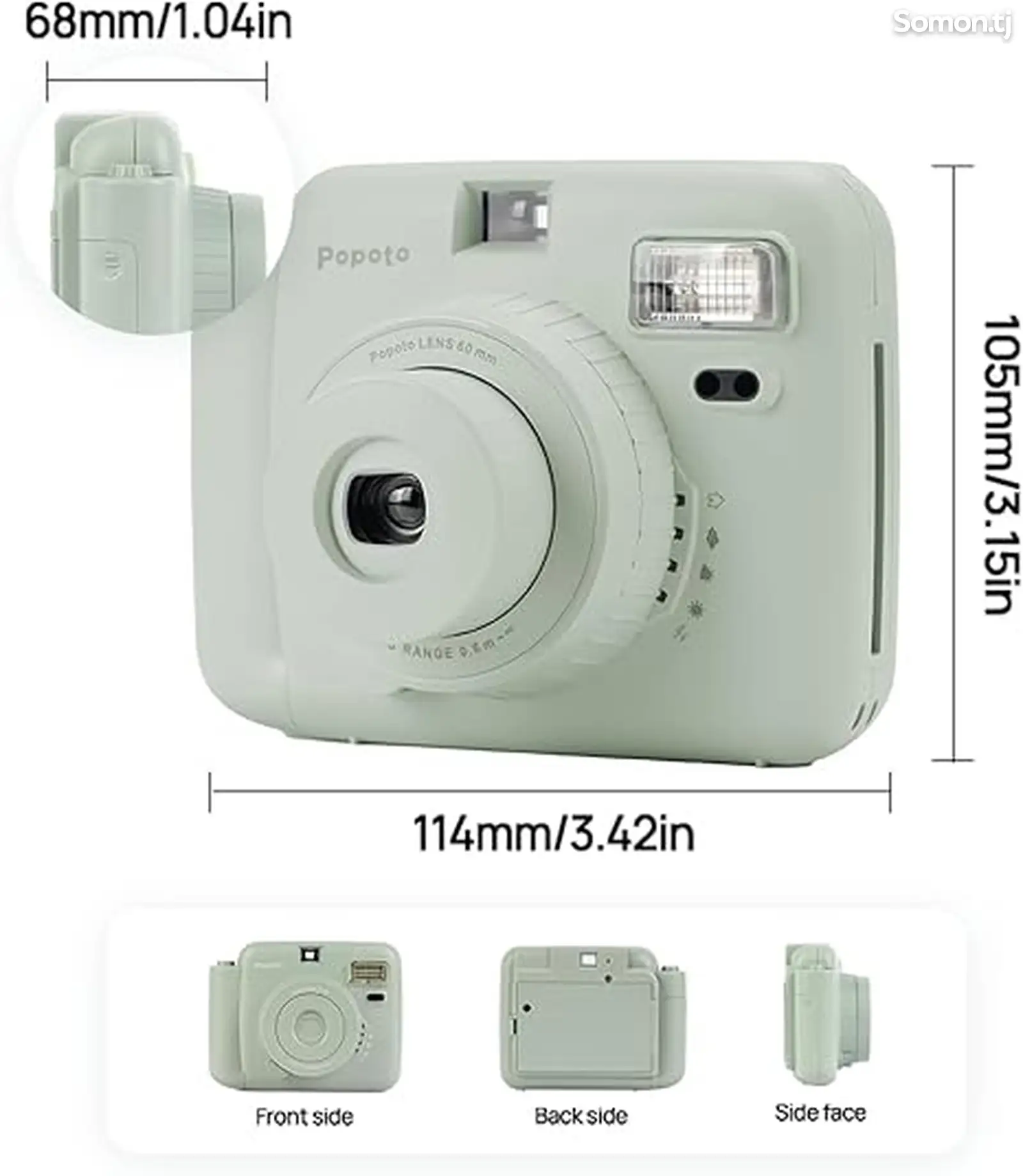 Фотоаппарат моментальной печати Popoto instant camera-1