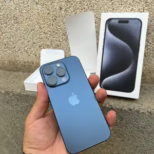 Apple iPhone 15 Pro, 256 gb, Blue Titanium