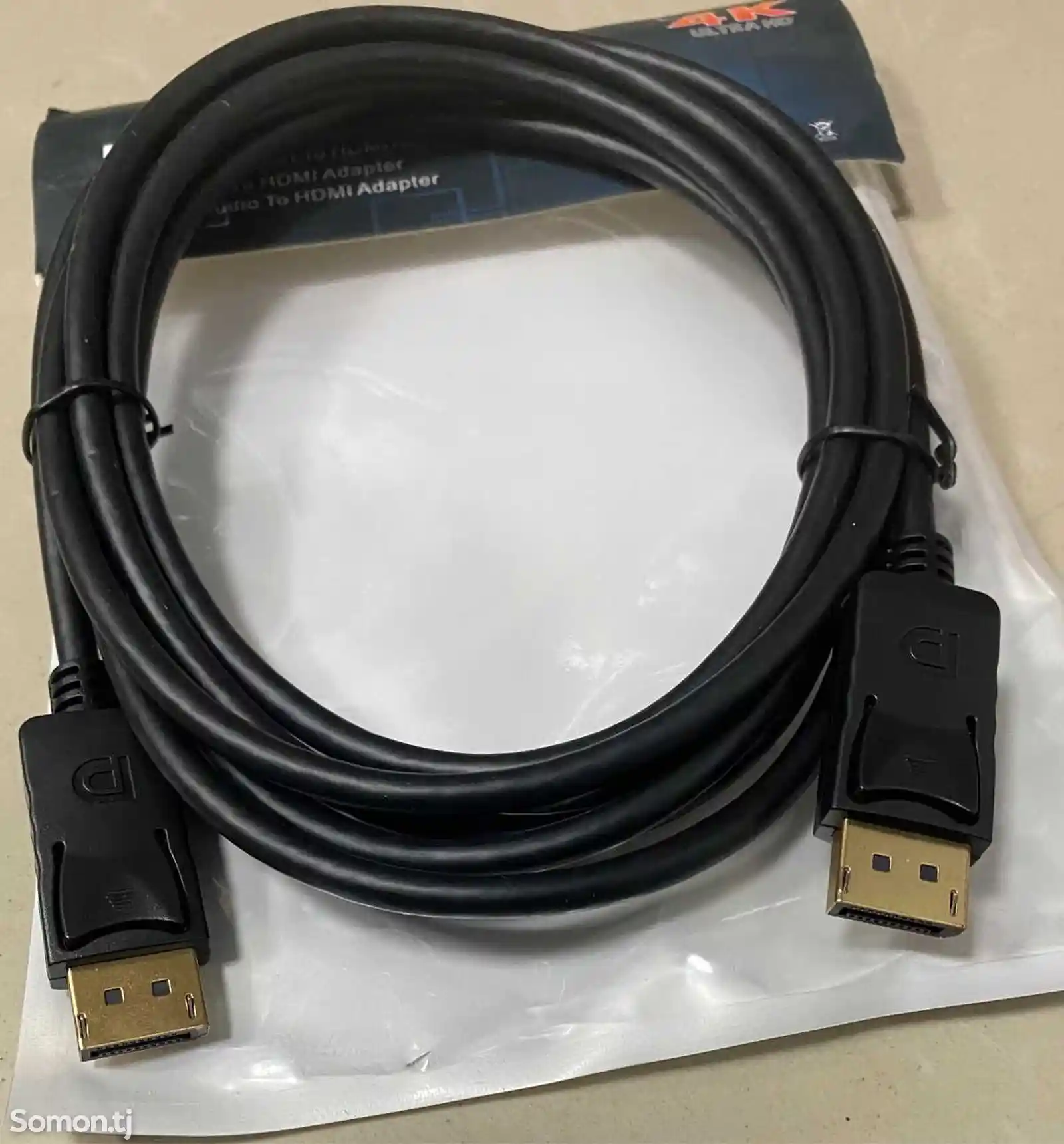 Кабель DisplayPort to DisplayPort черная
