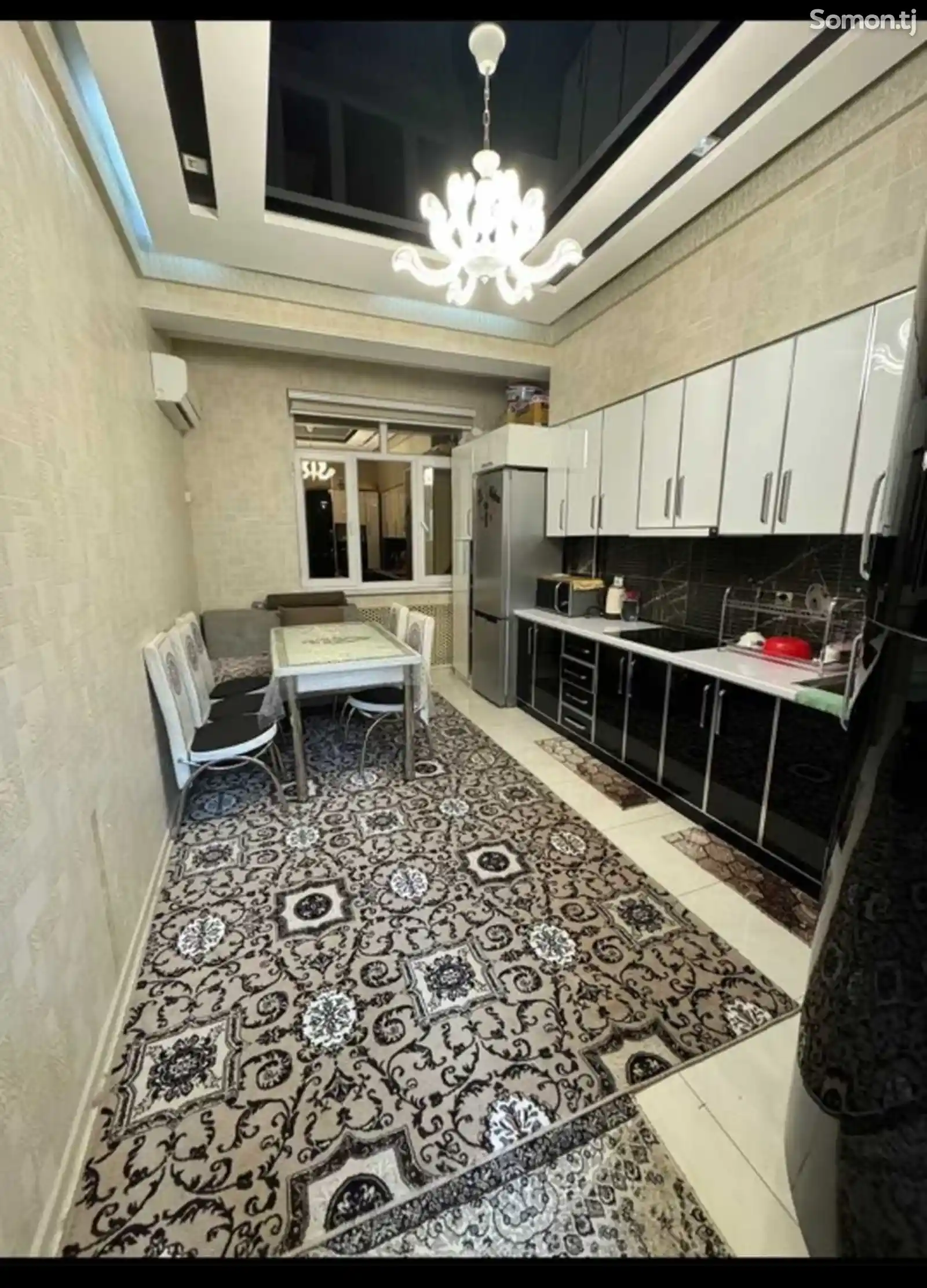 3-комн. квартира, 4 этаж, 100м², Сомони-5