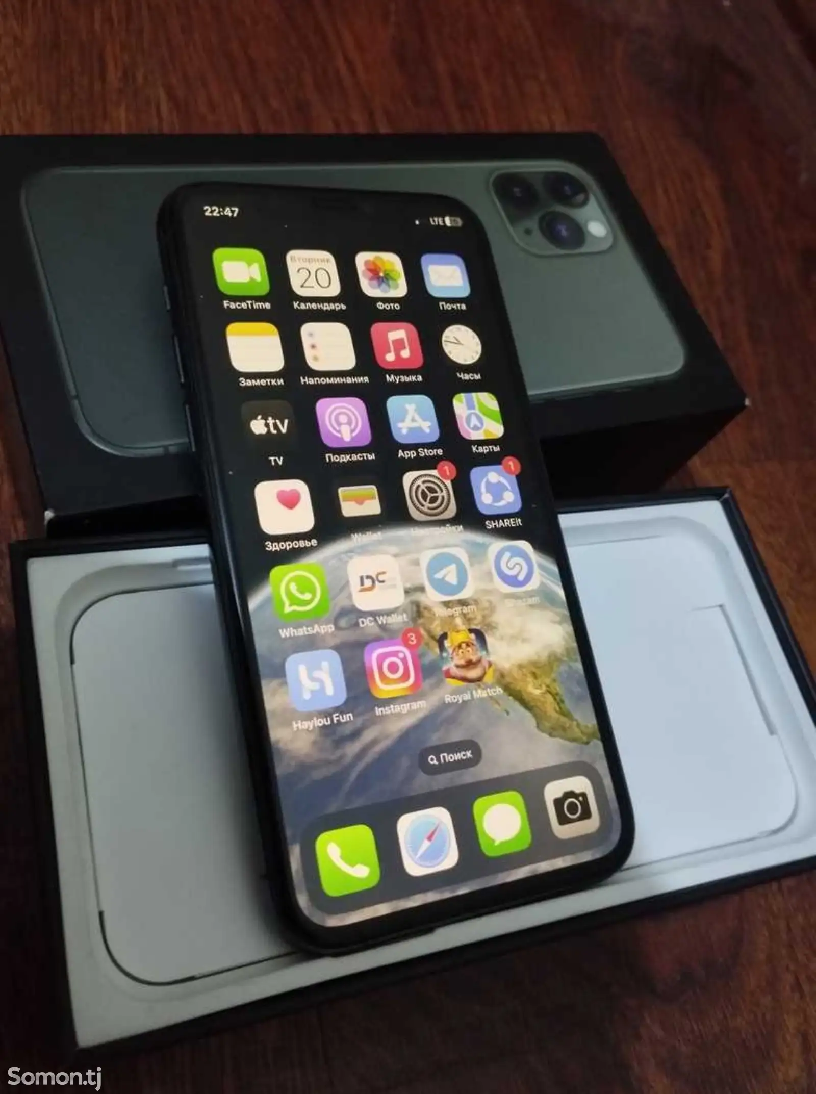 Apple iPhone 11 Pro, 256 gb, Midnight Green-2