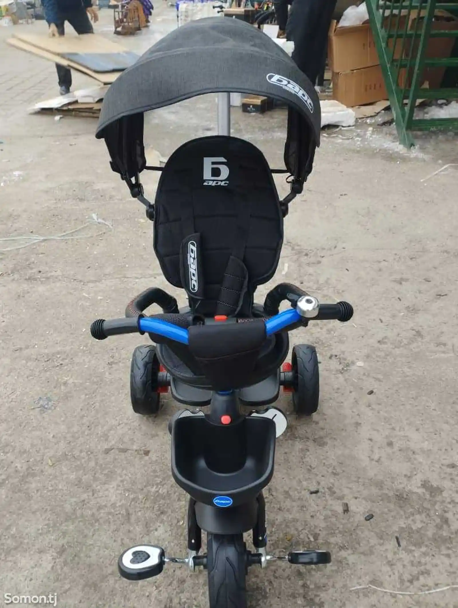 Детский велосипед с зонтом-2