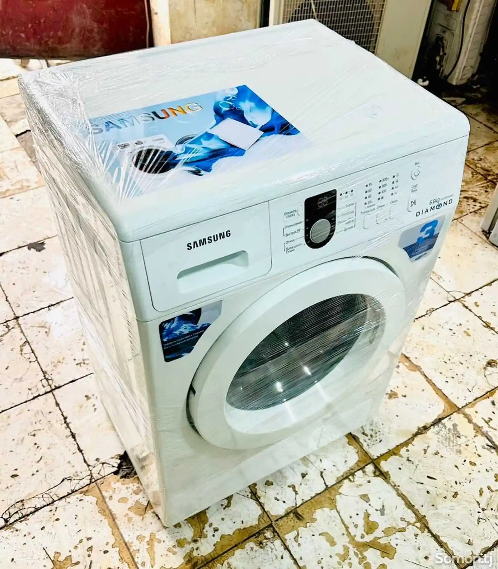 Стиральная машина Samsung diamond 6 kg 1 800 c. №11670836 в г. Душанбе -  Стиральные машины - Somon.tj бесплатные объявления куплю продам б/у