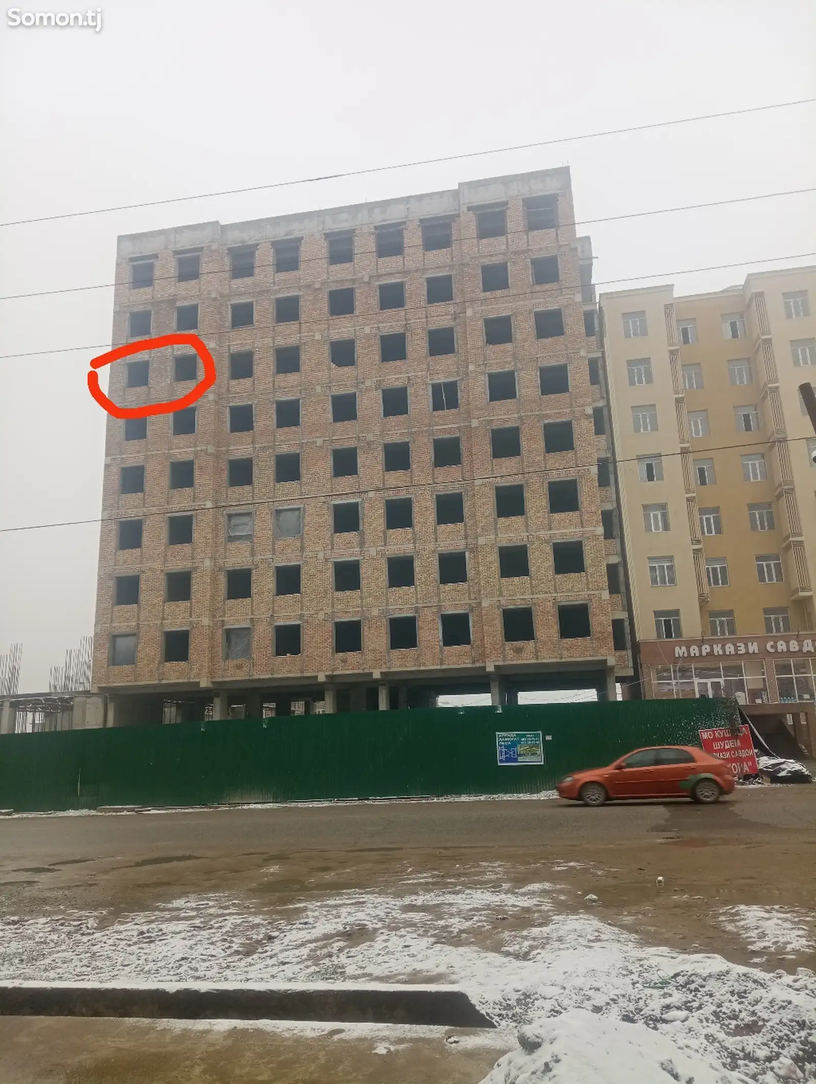 2-комн. квартира, 7 этаж, 60 м², мактаби Ахмади Дониш-1