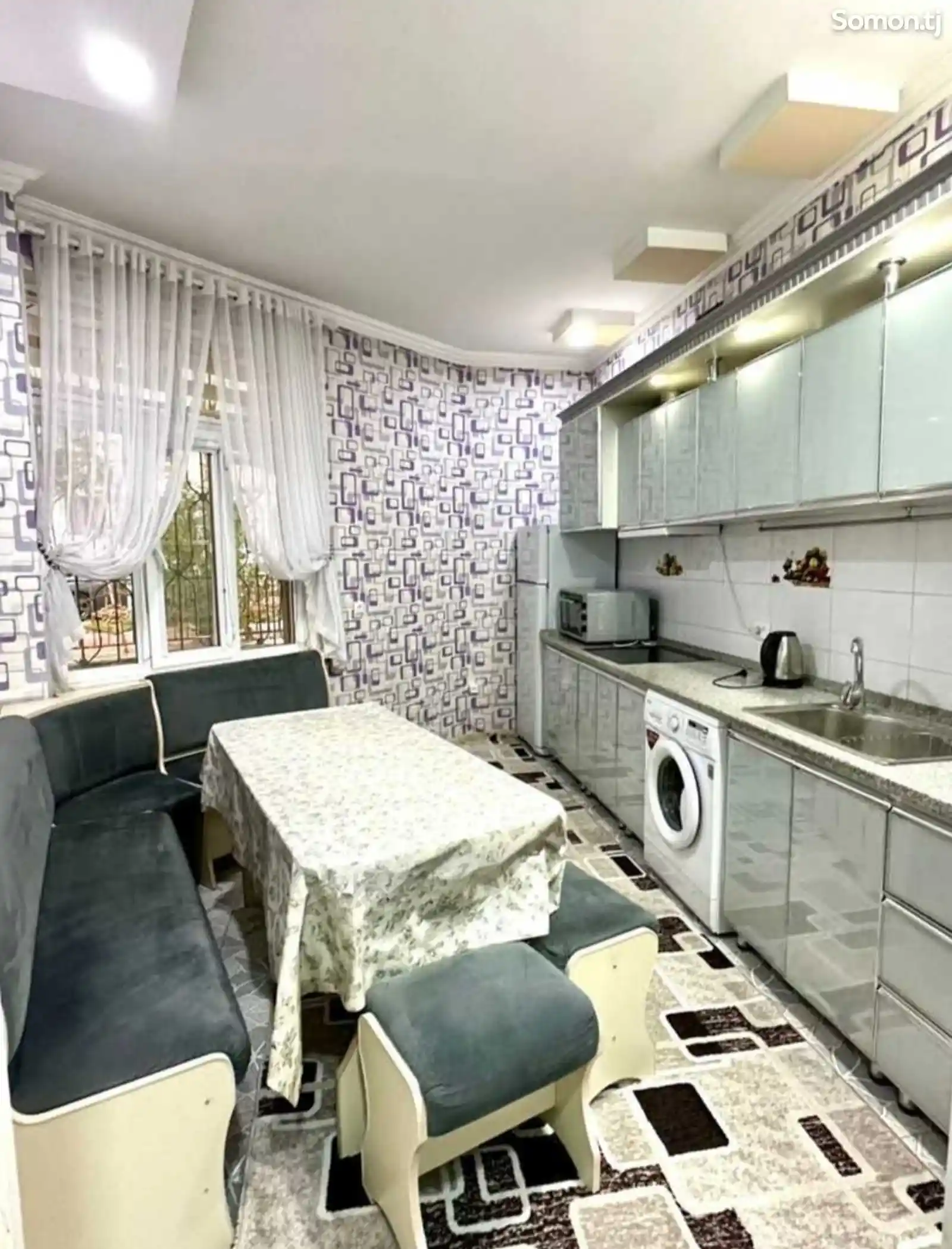 3-комн. квартира, 1 этаж, 82м², Сино-13