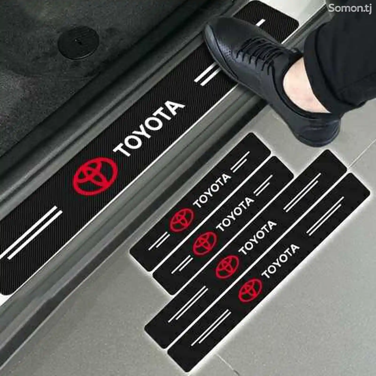 Наклейка на порог дверей для Toyota-2