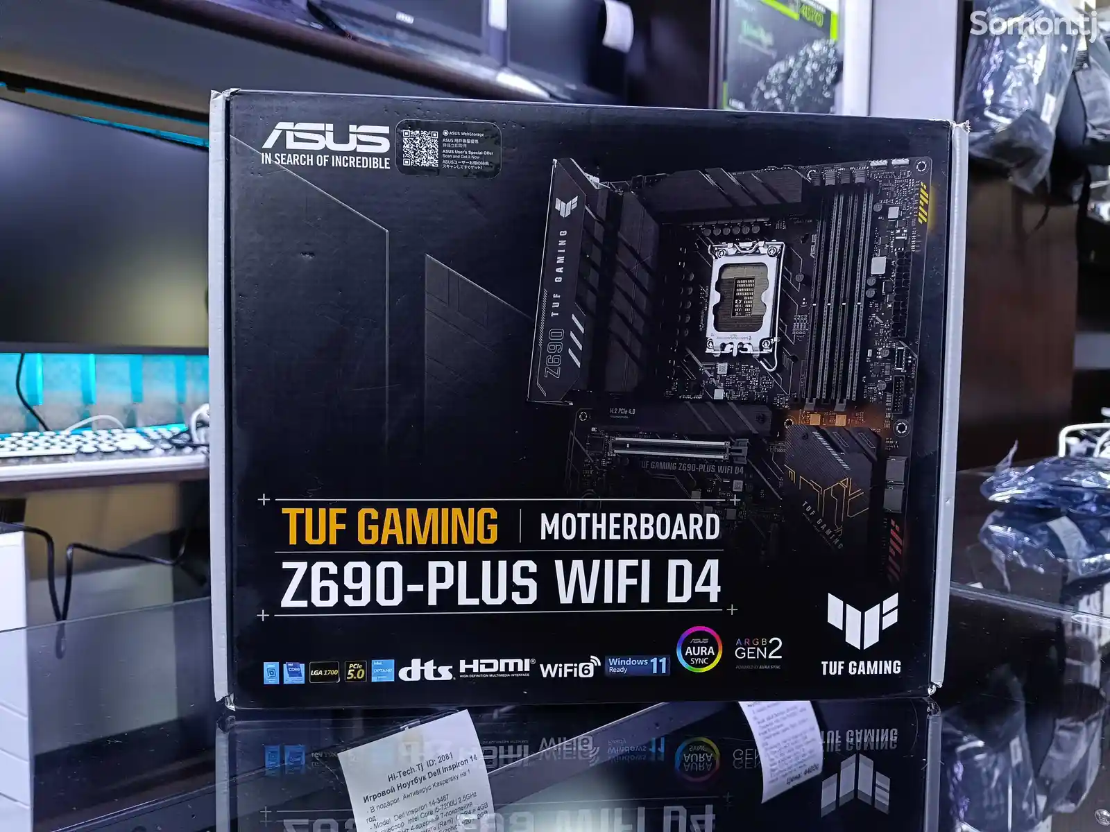 Материнская Плата Asus Tuf Gaming Z690-Plus Wi-Fi D4 LGA 1700-1