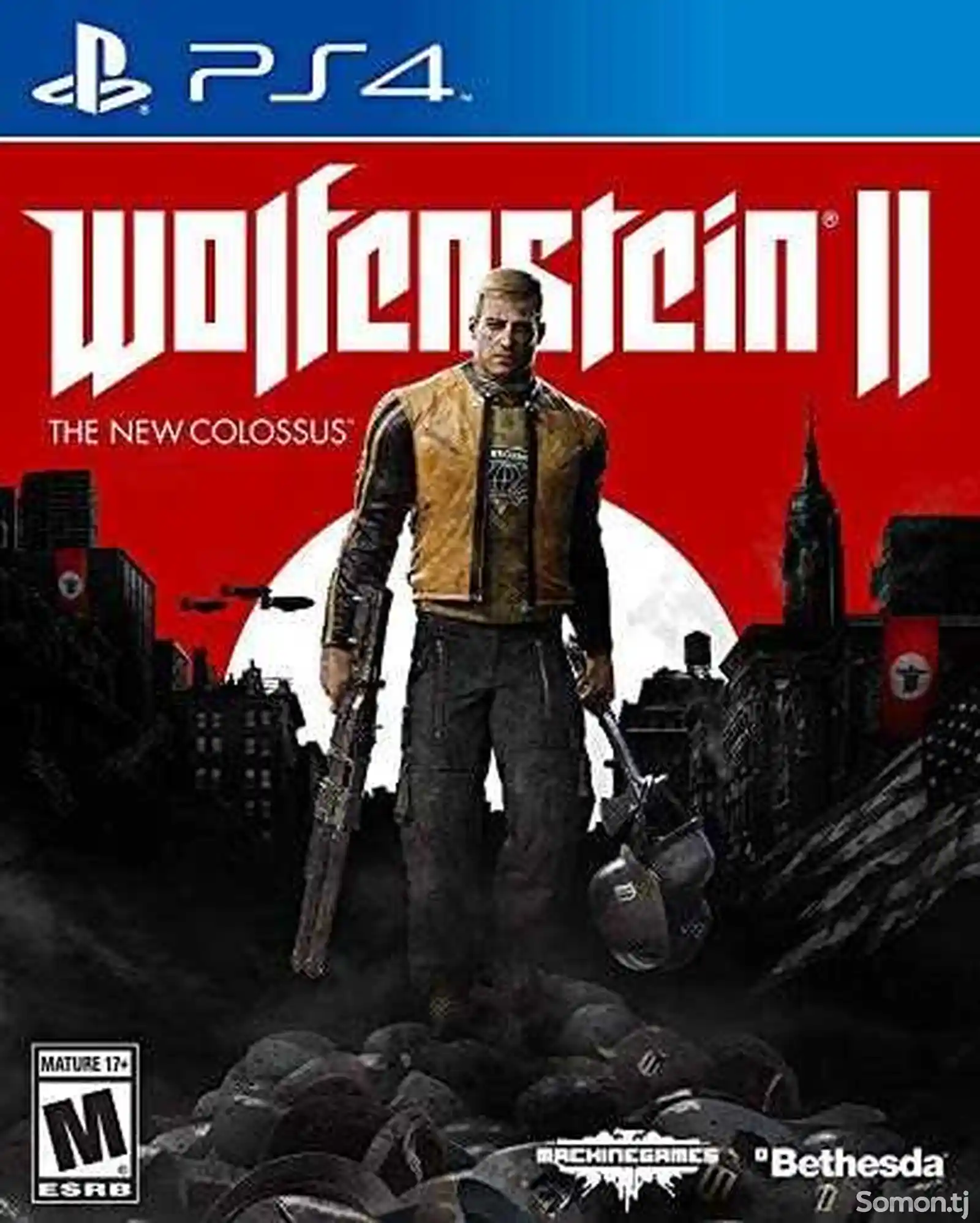 Игра Wolfenstein 2 The New Colossus для Sony PS4-1