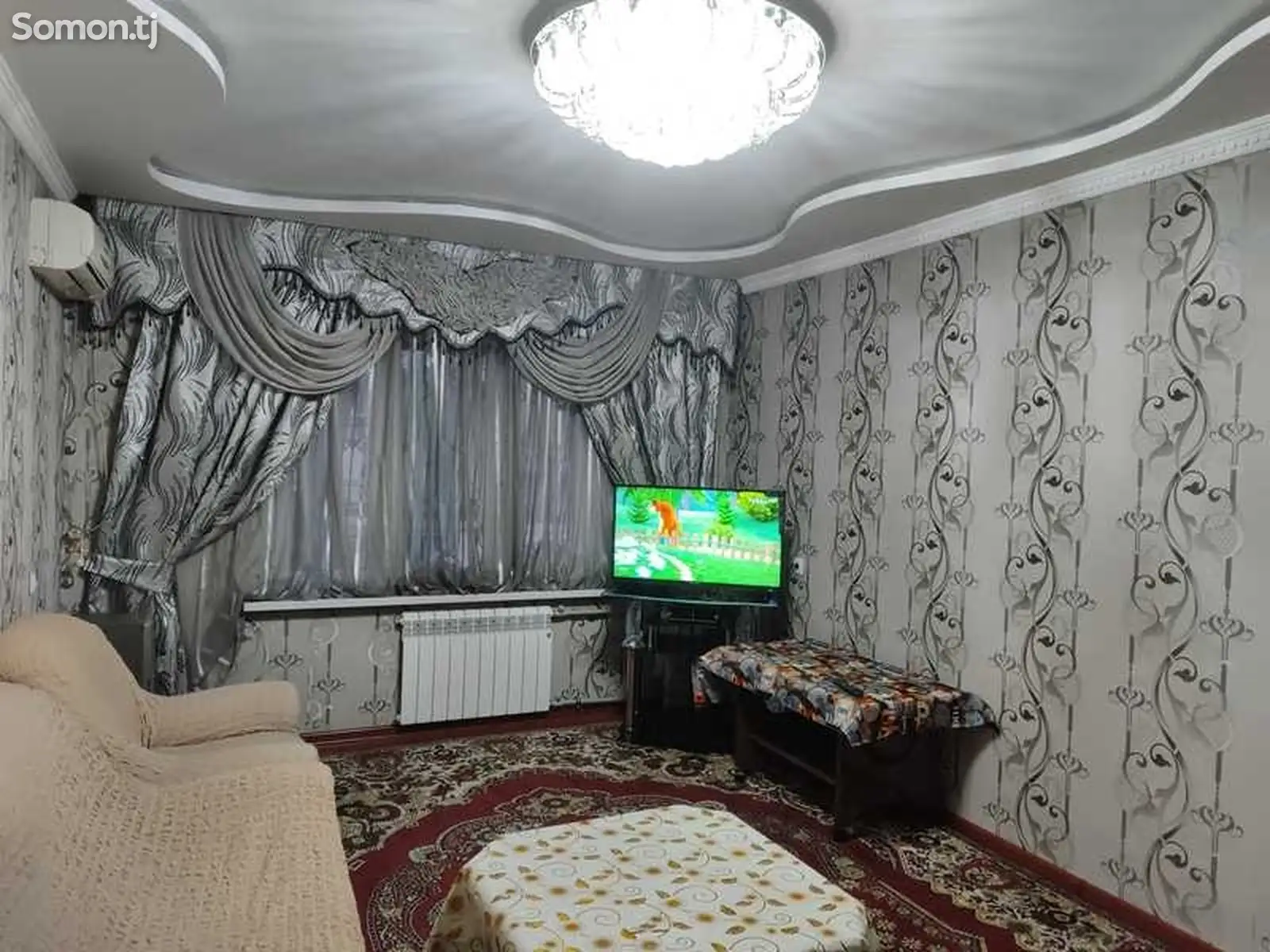 2-комн. квартира, 1 этаж, 53м², Шохмансур-1